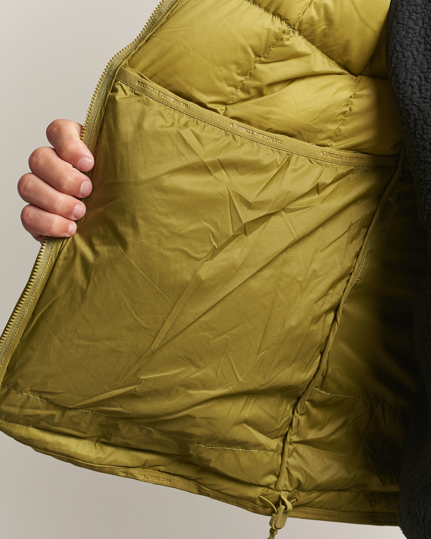 Herre | Jakker | Pas Normal Studios | Off-Race Down Liner Jacket Dark Lime