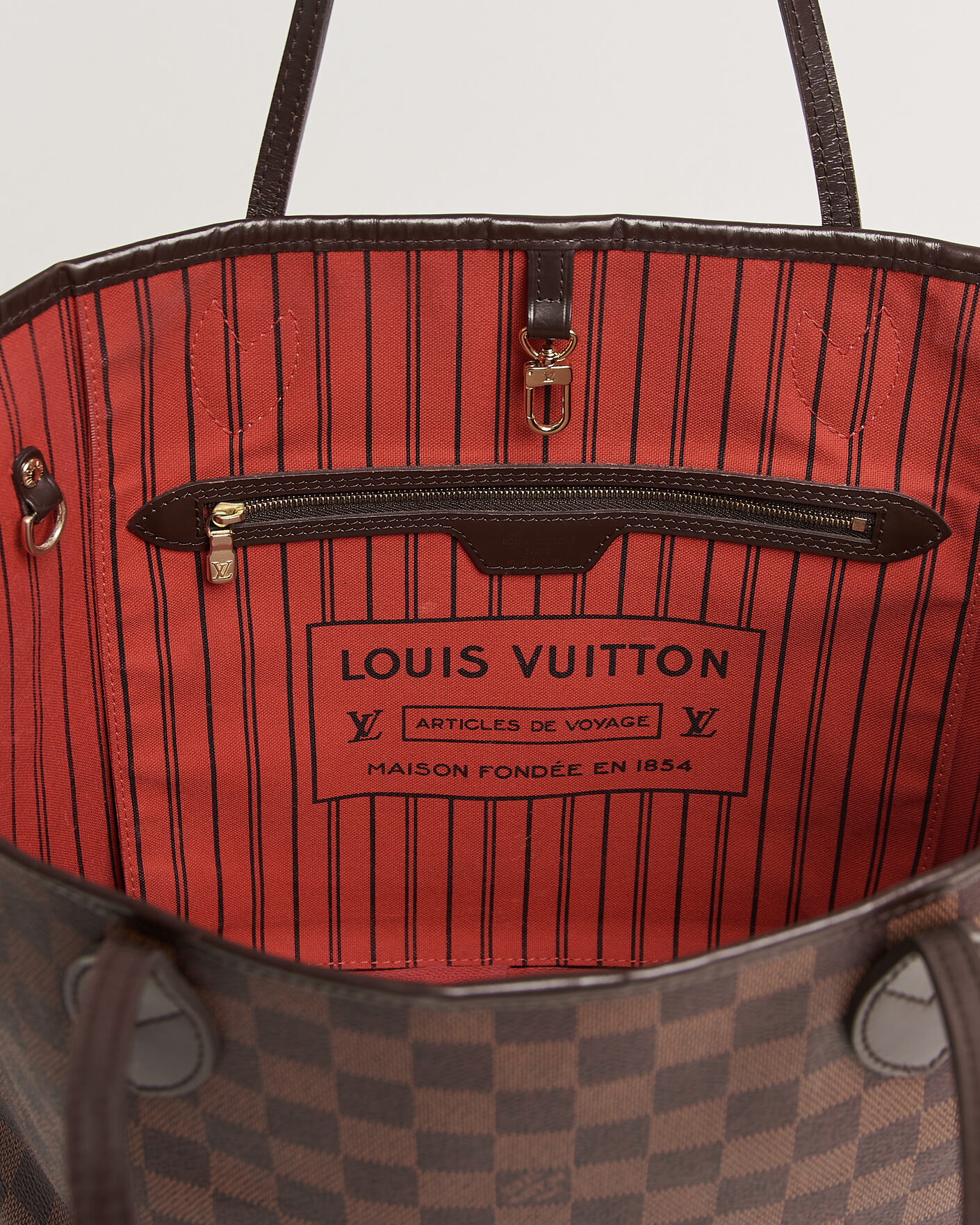 Herre | Pre-Owned & Vintage Bags | Louis Vuitton Pre-Owned | Neverfull MM Damier Ebene