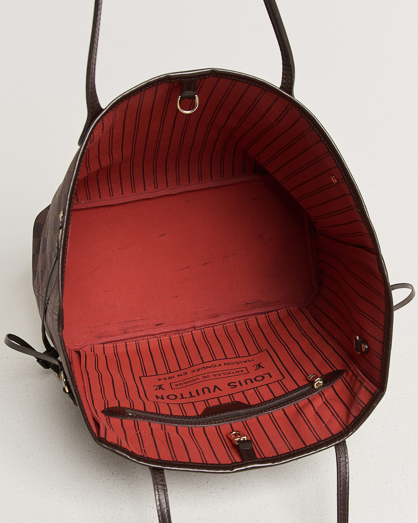 Herre | Pre-Owned & Vintage Bags | Louis Vuitton Pre-Owned | Neverfull MM Damier Ebene