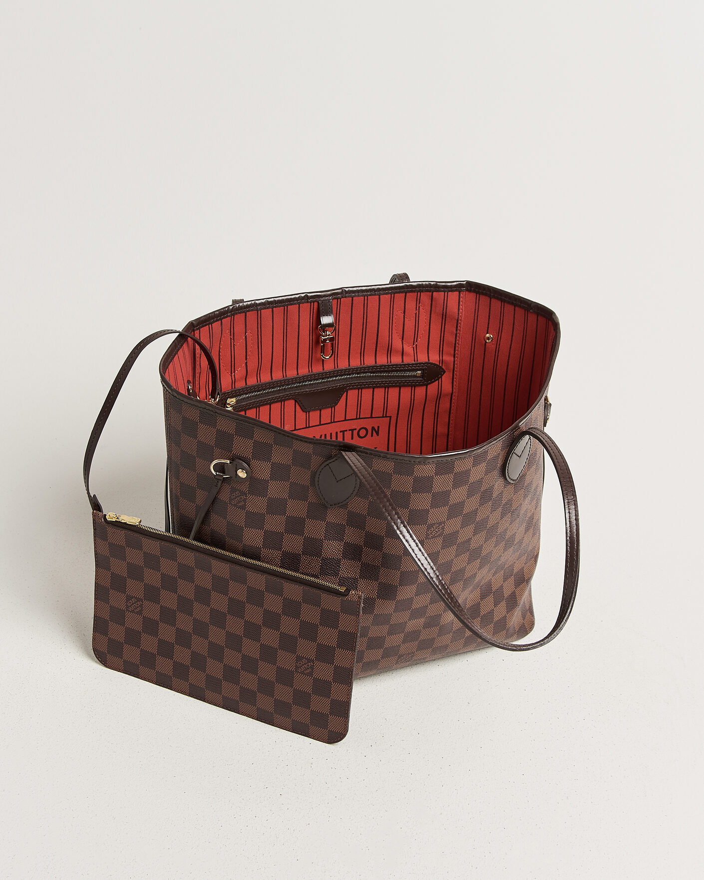 Herre | Pre-Owned & Vintage Bags | Louis Vuitton Pre-Owned | Neverfull MM Damier Ebene