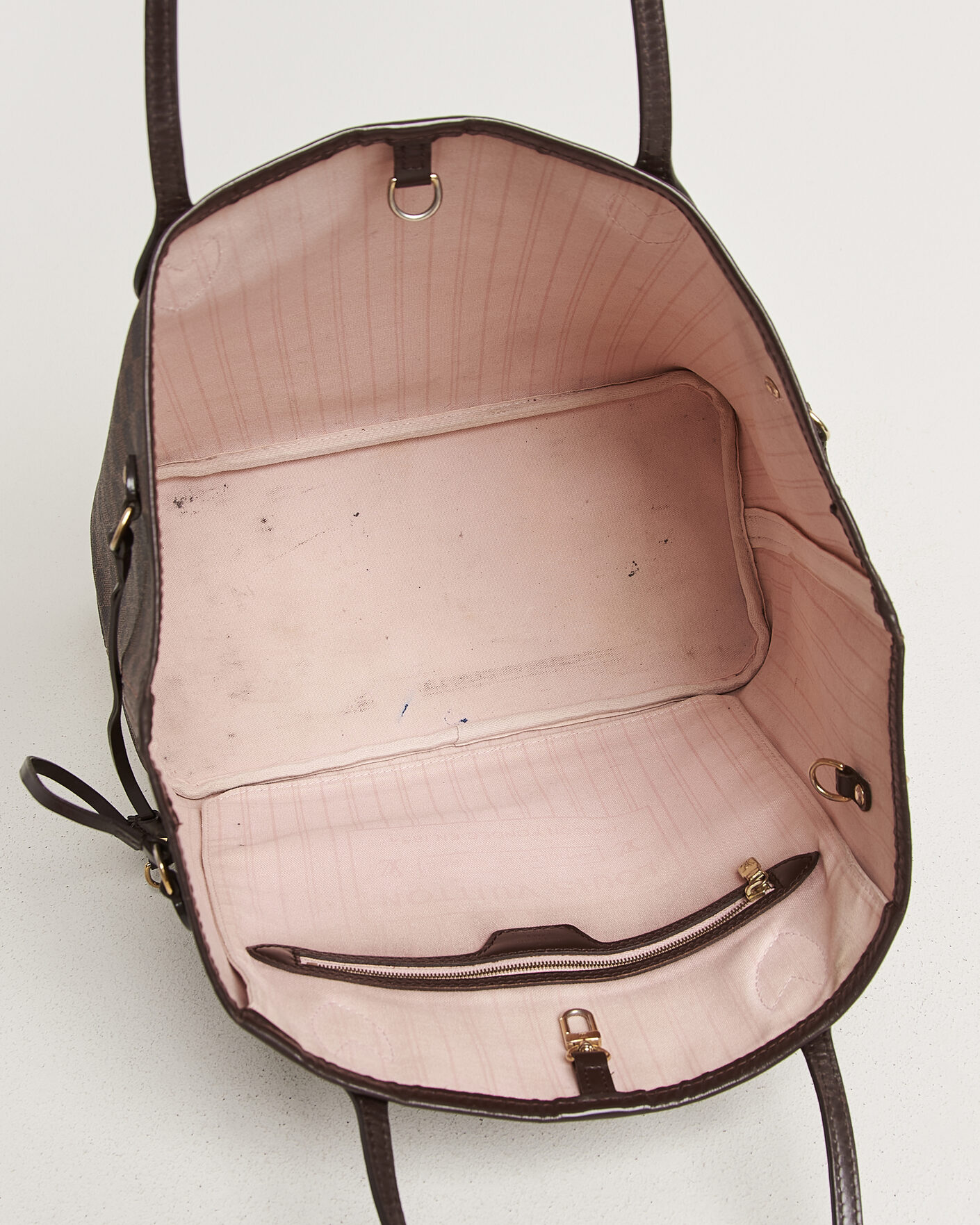 Herre | Pre-Owned & Vintage Bags | Louis Vuitton Pre-Owned | Neverfull MM Damier Ebene