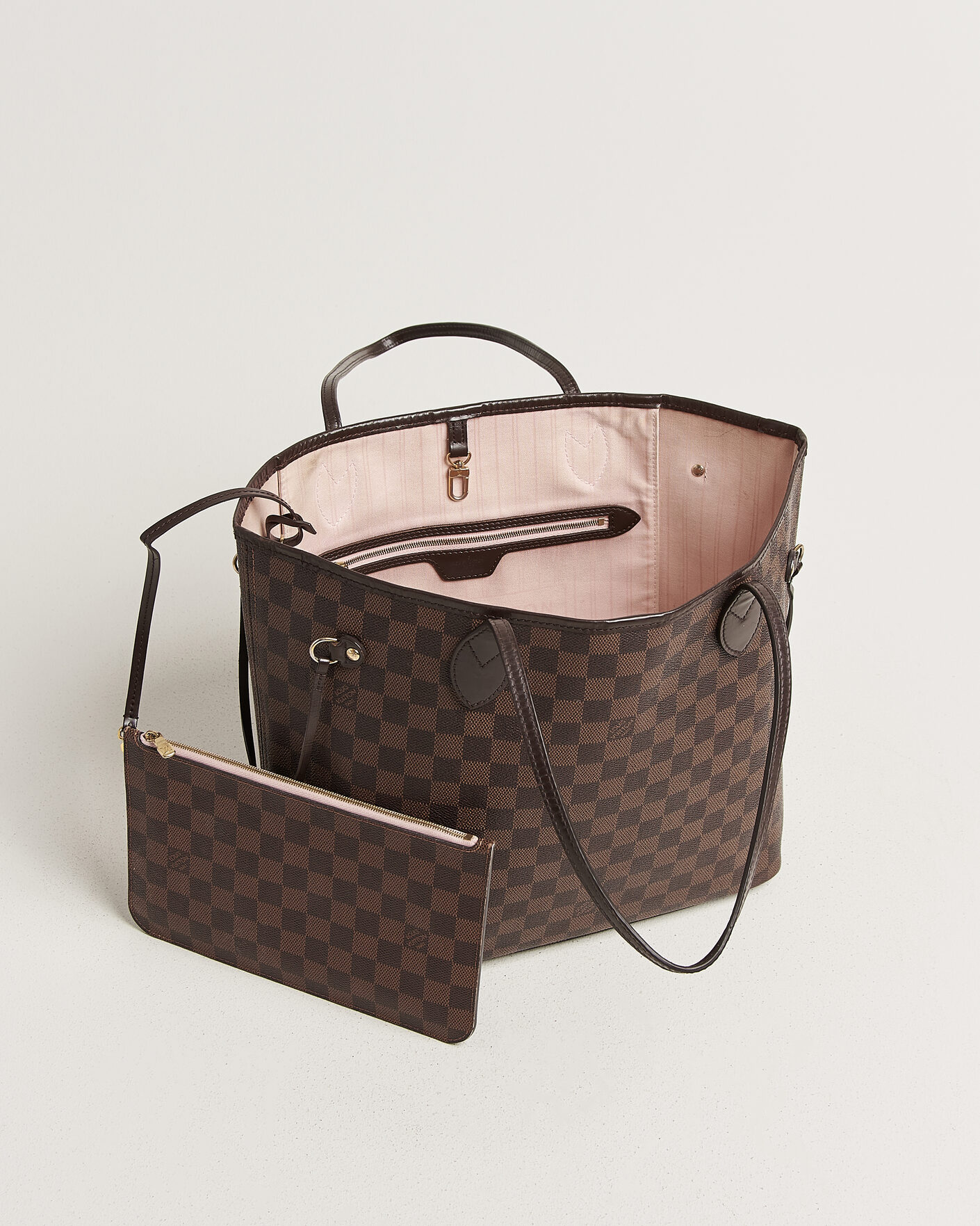 Herre | Pre-Owned & Vintage Bags | Louis Vuitton Pre-Owned | Neverfull MM Damier Ebene