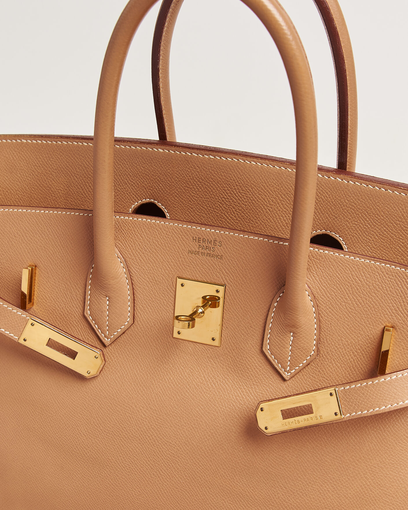 Herre | Pre-Owned & Vintage Bags | Hermès Pre-Owned | Birkin 35 Courchevel Gold