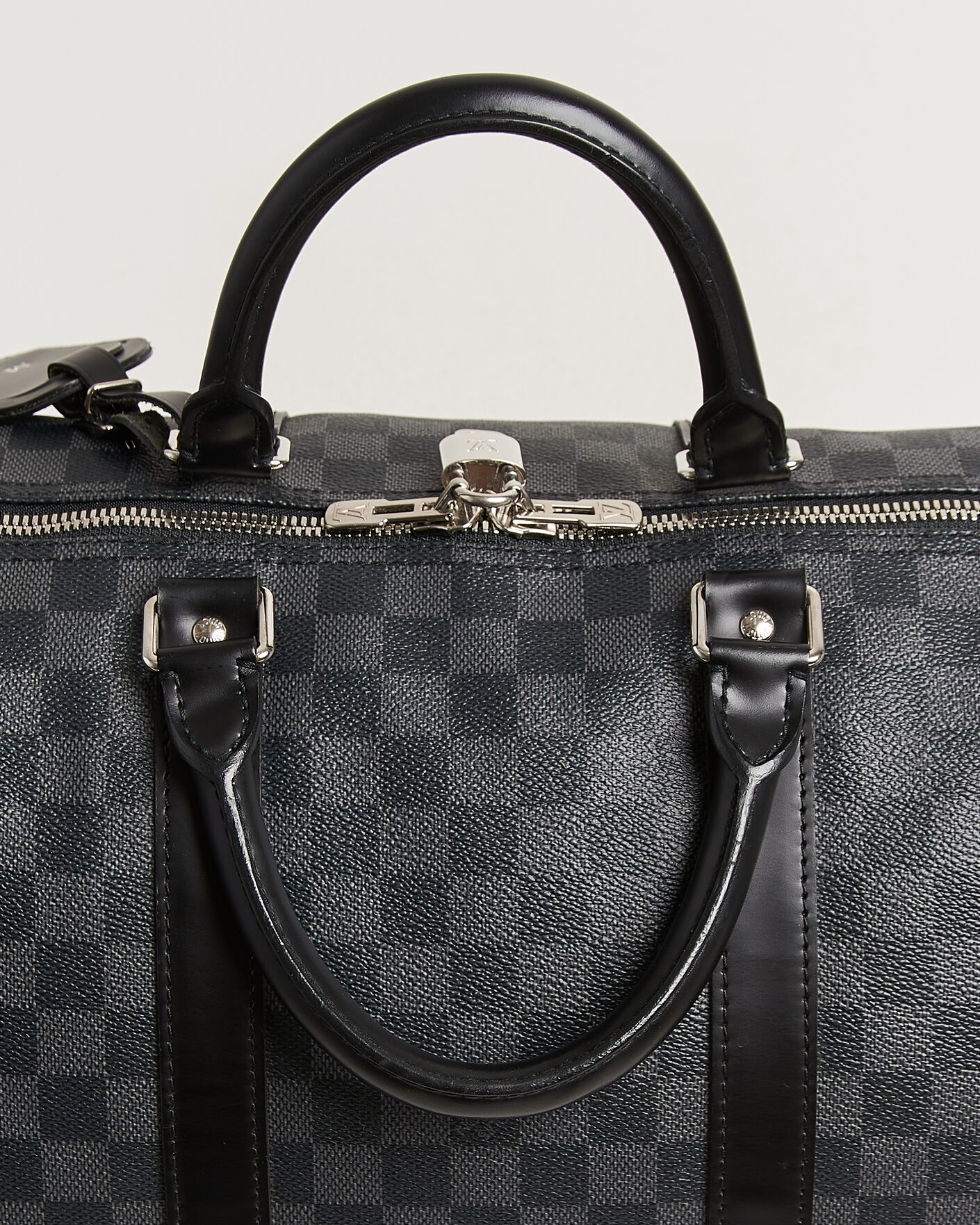 Herre | Pre-Owned & Vintage Bags | Louis Vuitton Pre-Owned | Keepall Bandouliére 55 Damier Graphite
