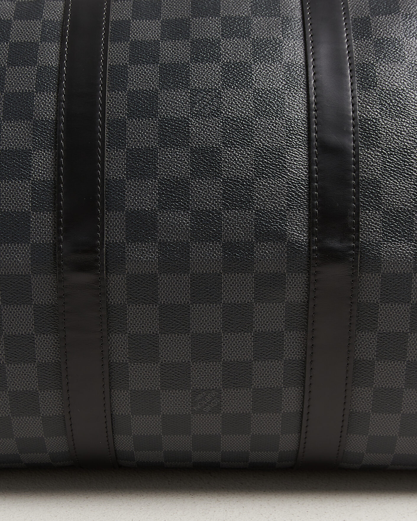 Herre | Pre-Owned & Vintage Bags | Louis Vuitton Pre-Owned | Keepall Bandouliére 55 Damier Graphite