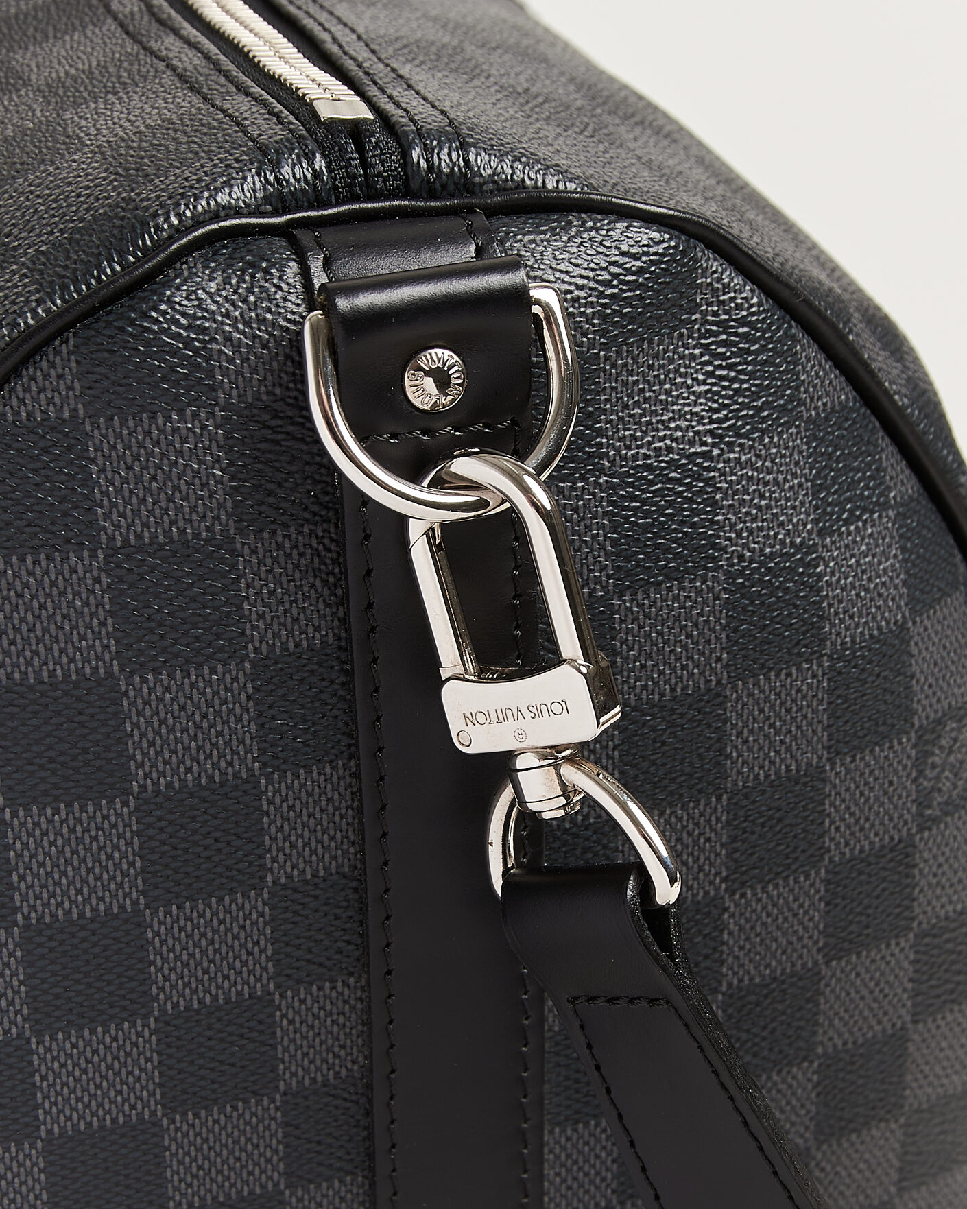 Herre | Pre-Owned & Vintage Bags | Louis Vuitton Pre-Owned | Keepall Bandouliére 55 Damier Graphite