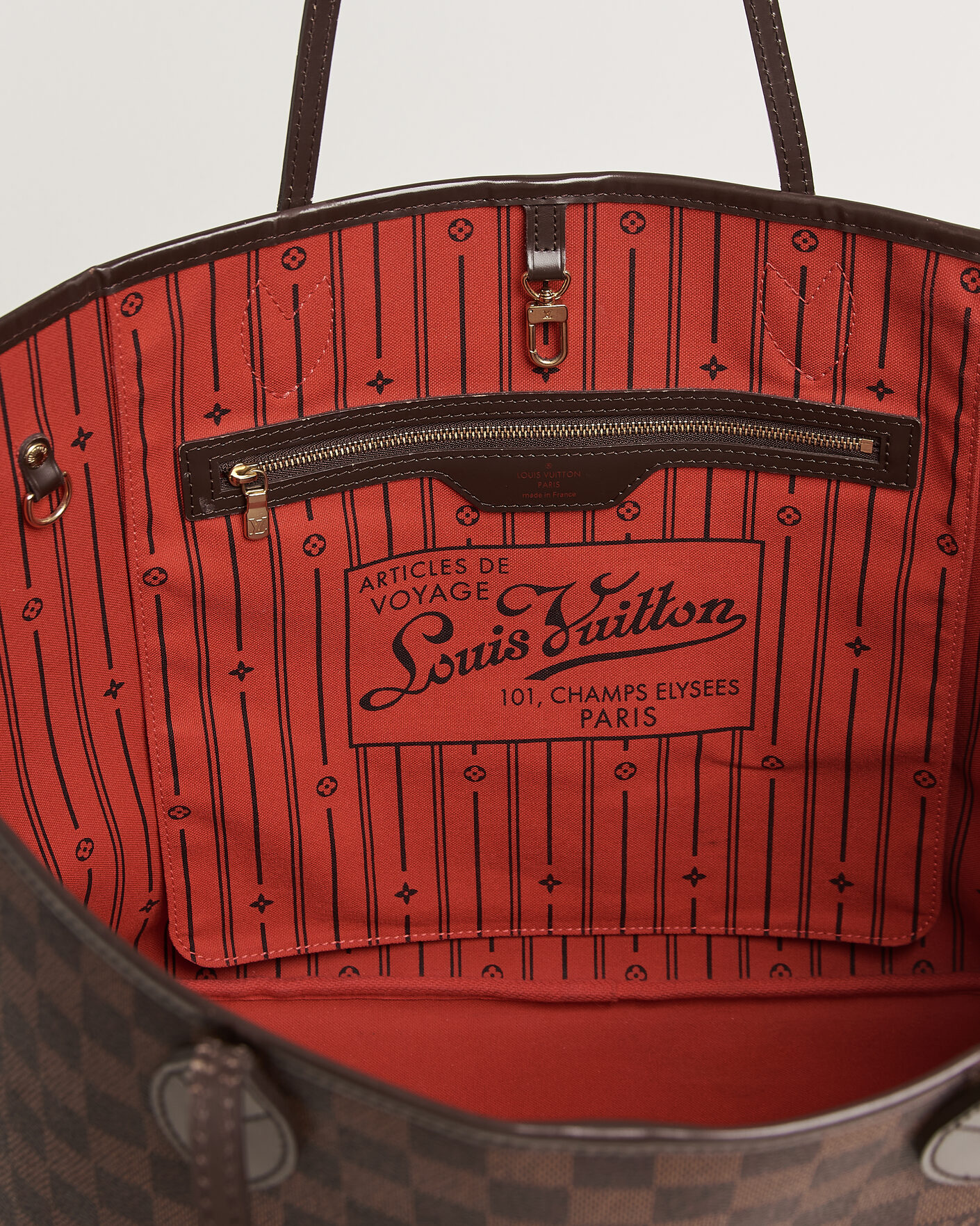 Herre | Pre-Owned & Vintage Bags | Louis Vuitton Pre-Owned | Neverfull GM Damier Ebene