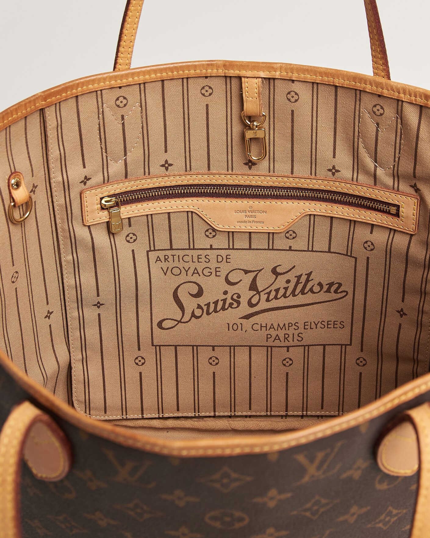 Herre | Pre-Owned & Vintage Bags | Louis Vuitton Pre-Owned | Neverfull MM Monogram