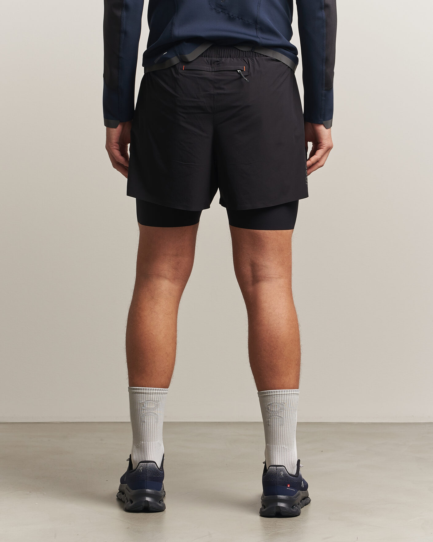 Herre | Shorts | SOAR Running | Dual Run Shorts Black