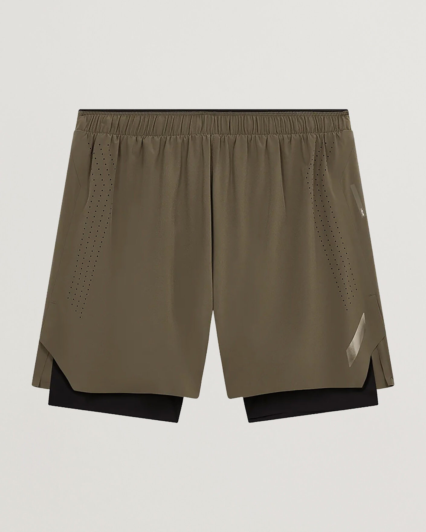 Herre | Shorts | SOAR Running | Dual Run Shorts Khaki
