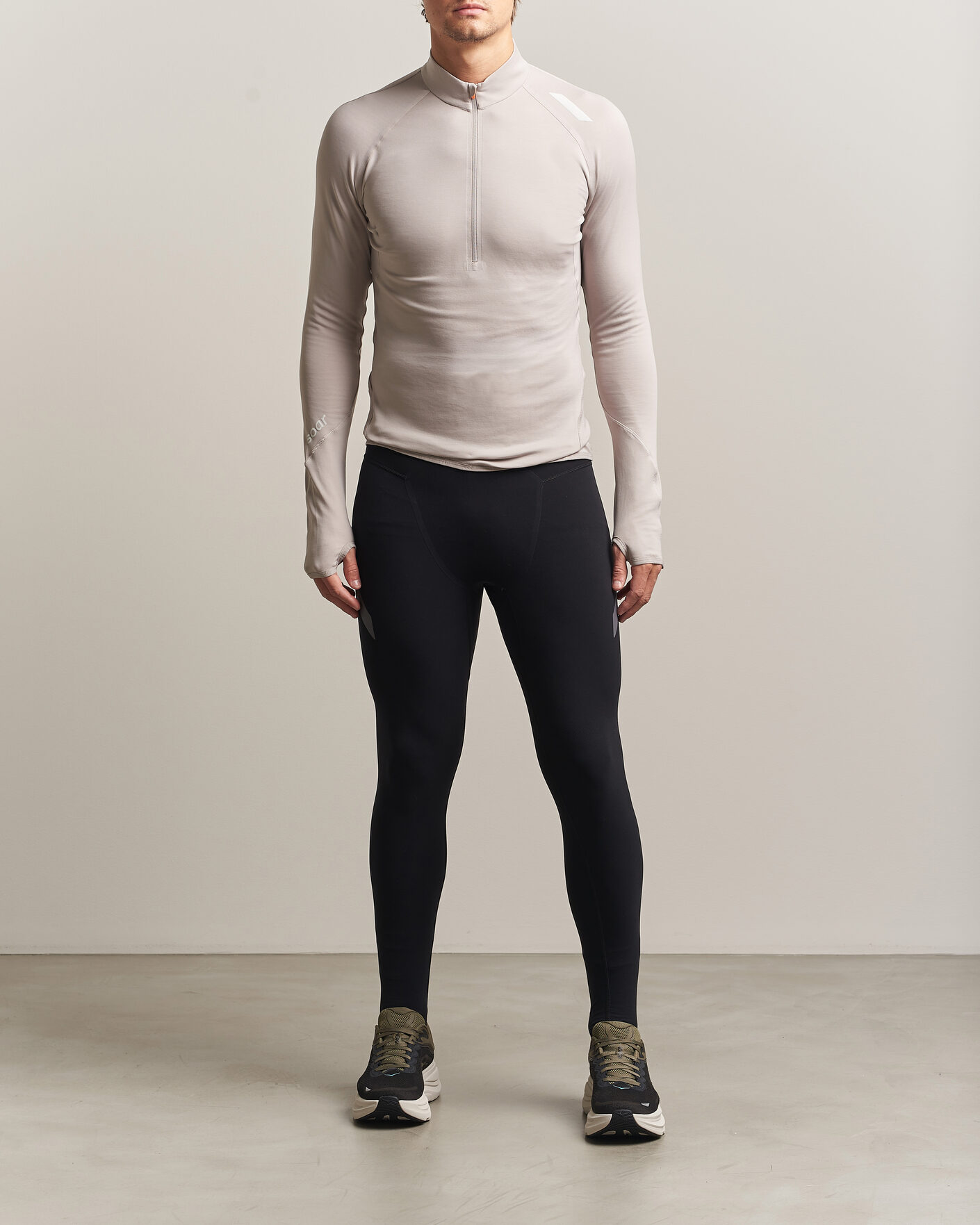 Herre | Gensere | SOAR Running | Wool Tech Top Opal Grey