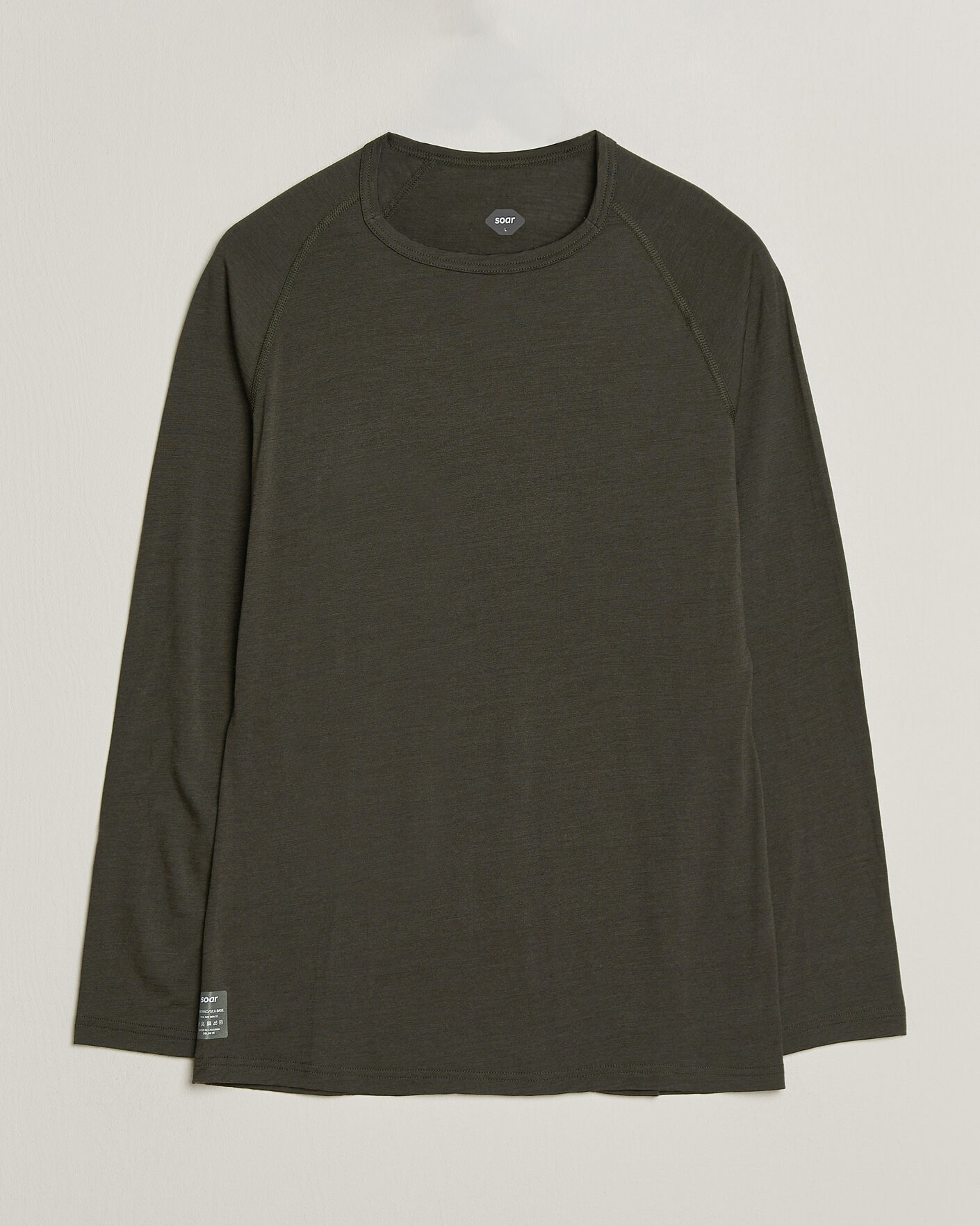 Herre | Gensere | SOAR Running | LS Merino/Silk Base Layer Forest