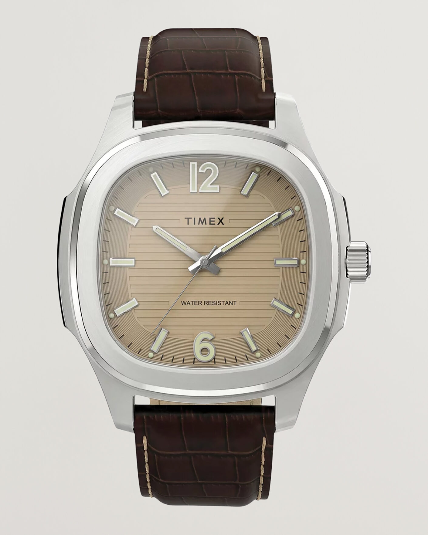 Herre | Timex Marquee Quartz Leather Strap 41mm Khaki Dial | Timex | Marquee Quartz Leather Strap 41mm Khaki Dial