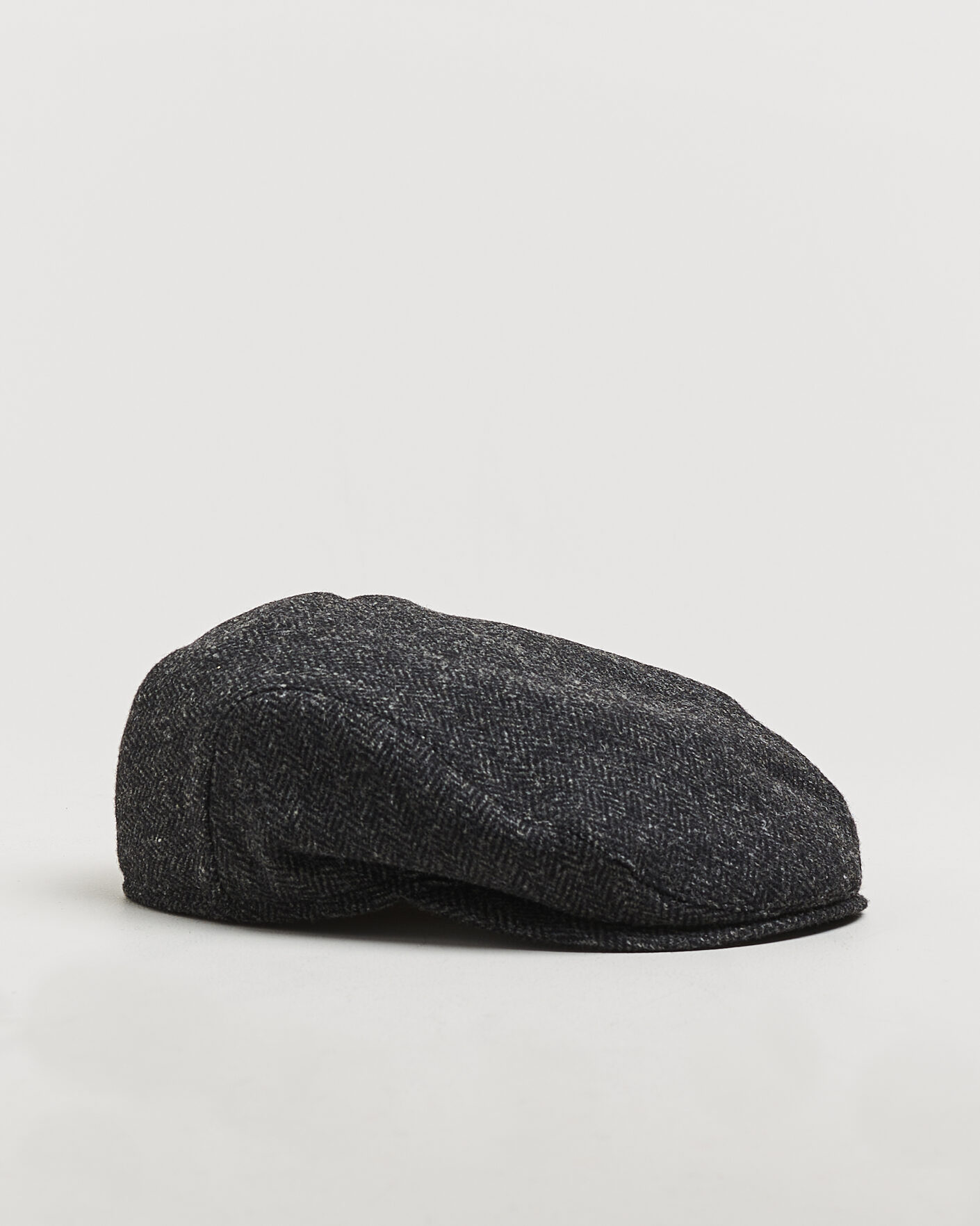Herre | Hatter og capser | Wigéns | Ivy Slim Herringbone Cap Dark Grey