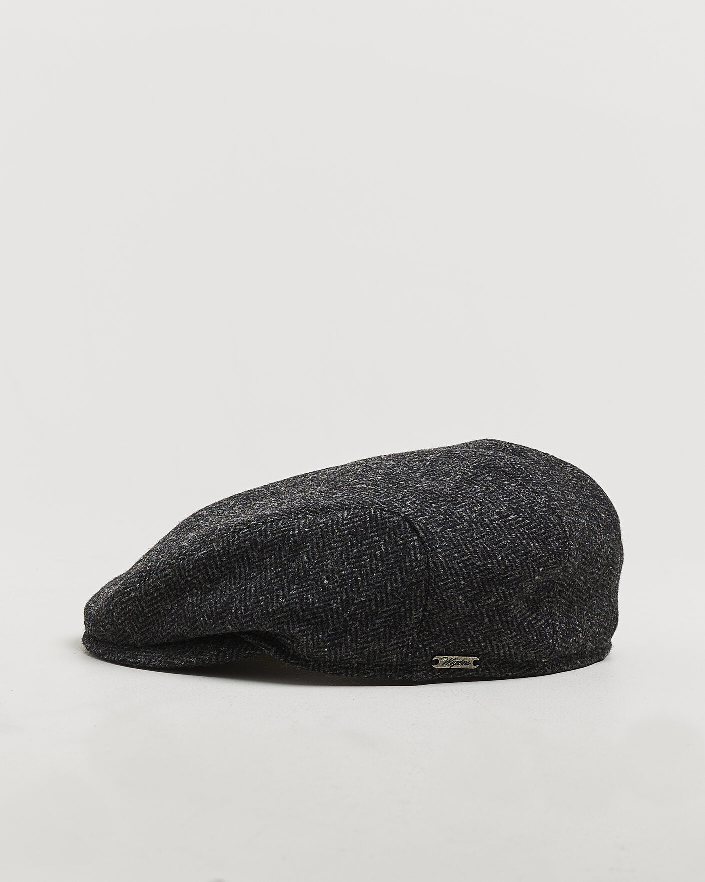 Herre | Hatter og capser | Wigéns | Ivy Slim Herringbone Cap Dark Grey
