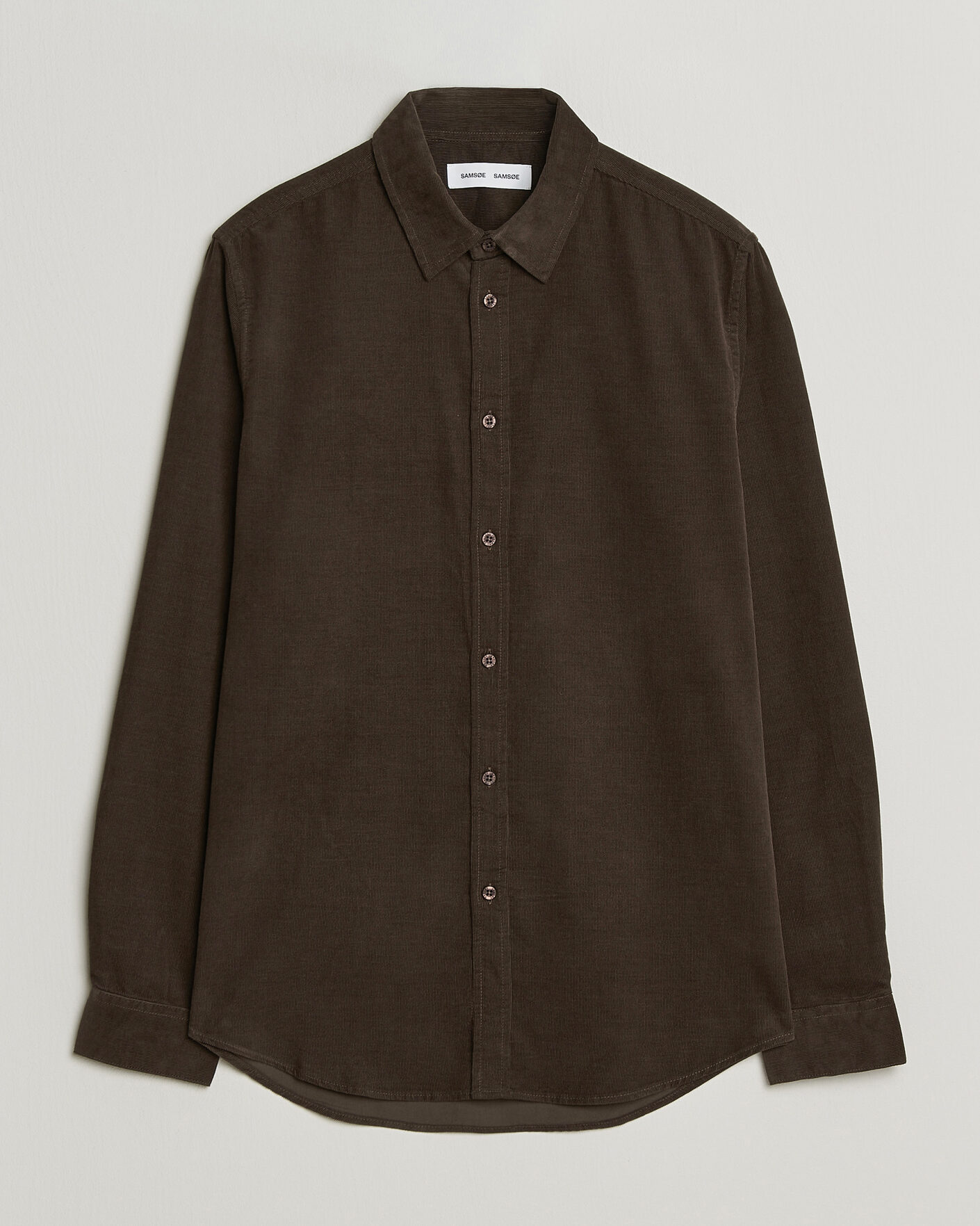 Herre | Skjorter | Samsøe Samsøe | Liam Baby Cord Checked Shirt Delicioso