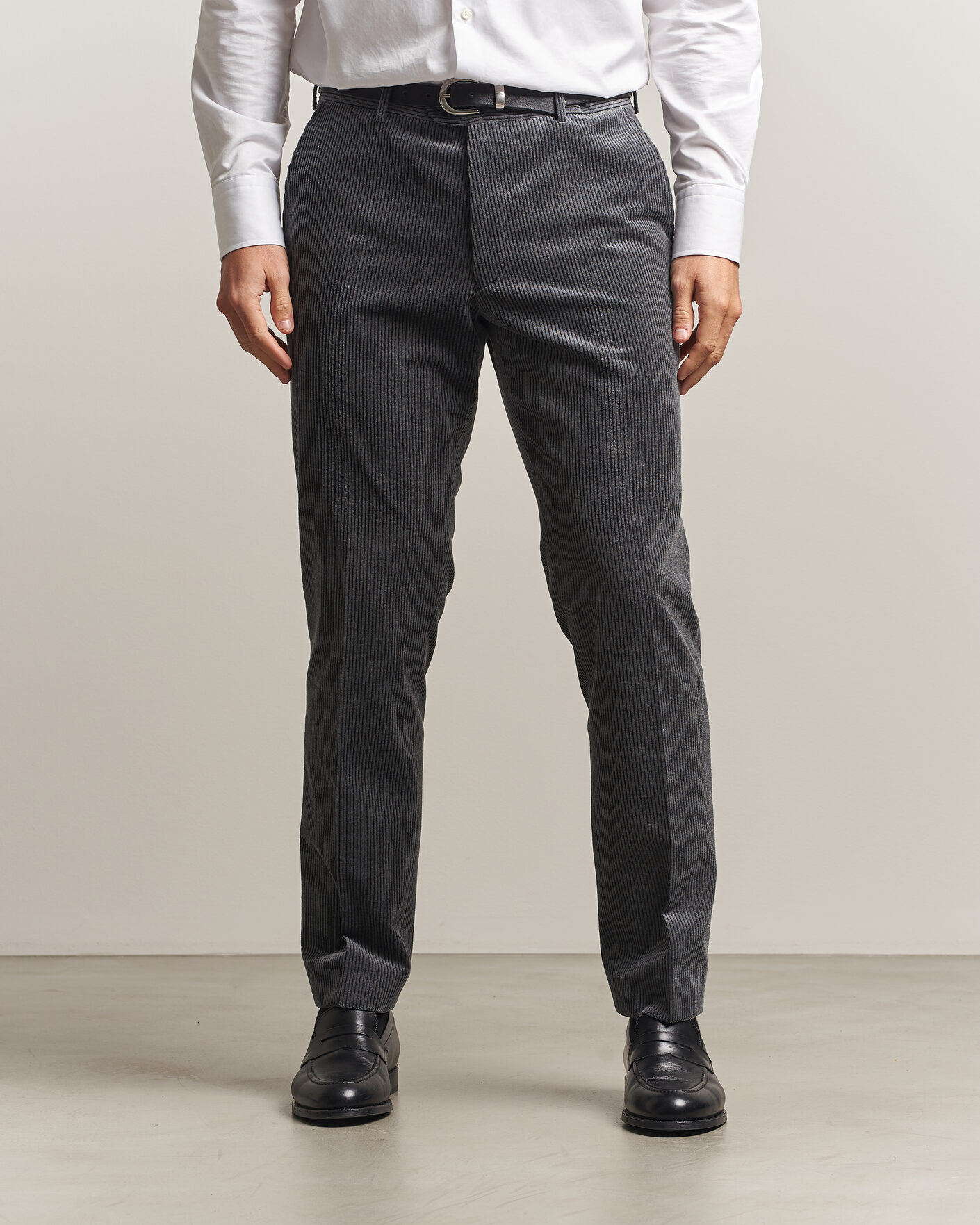 Herre | Bukser | Oscar Jacobson | Dandy Corduroy Trousers Grey