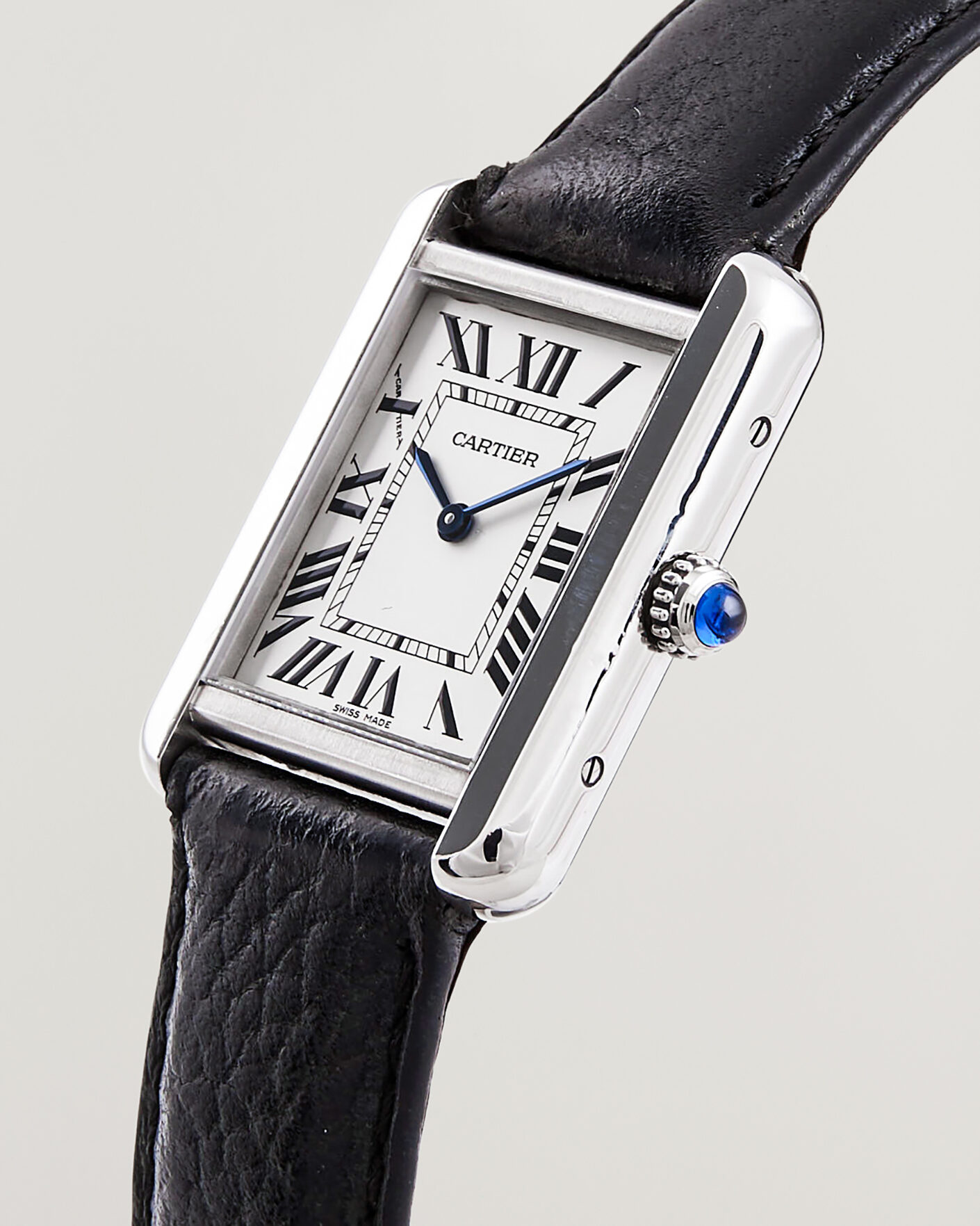 Herre | Pre-Owned & Vintage Watches | Cartier Pre-Owned | Tank Solo SM 