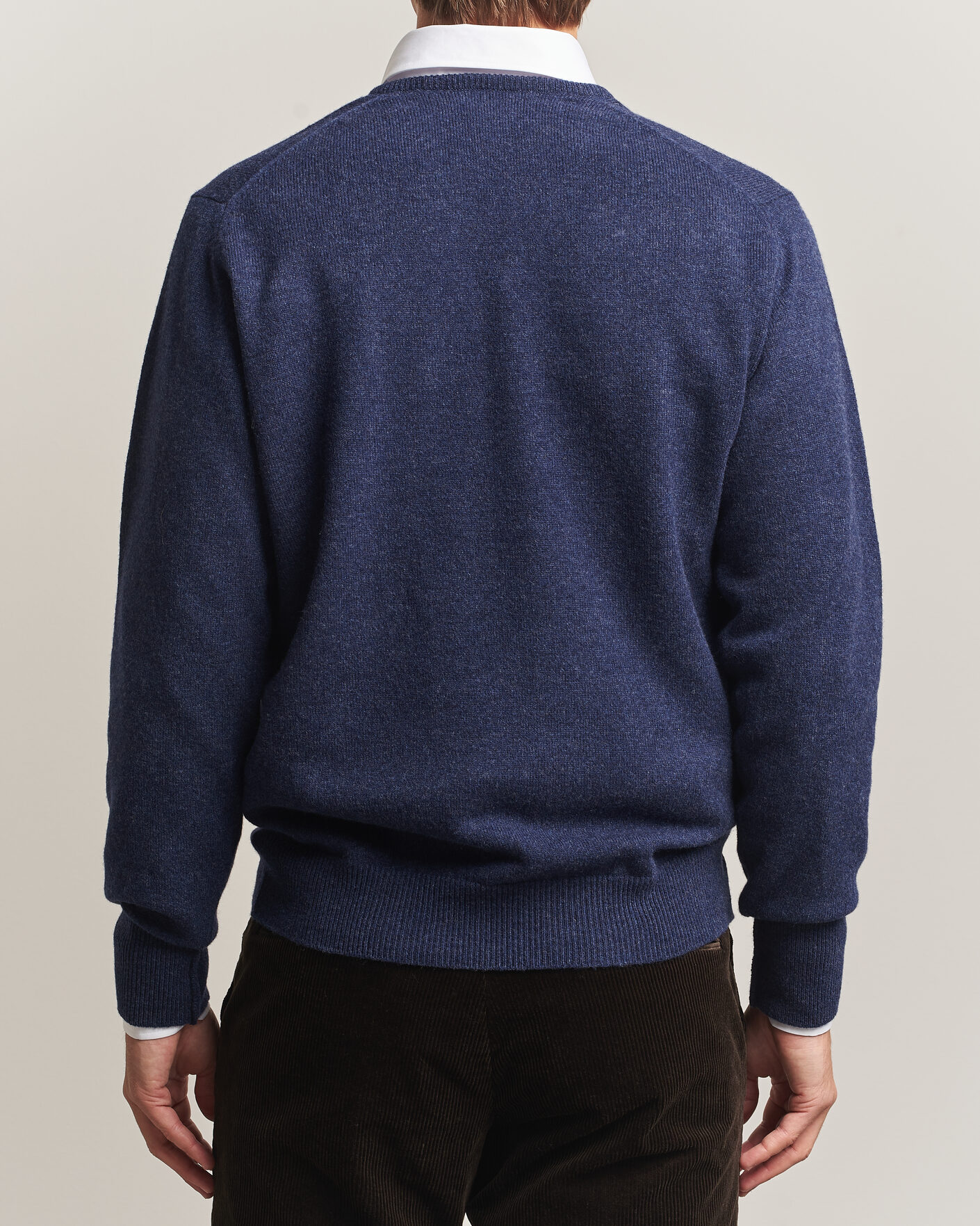 Herre | Gensere | William Lockie | Rob Lambswool V-Neck Astra