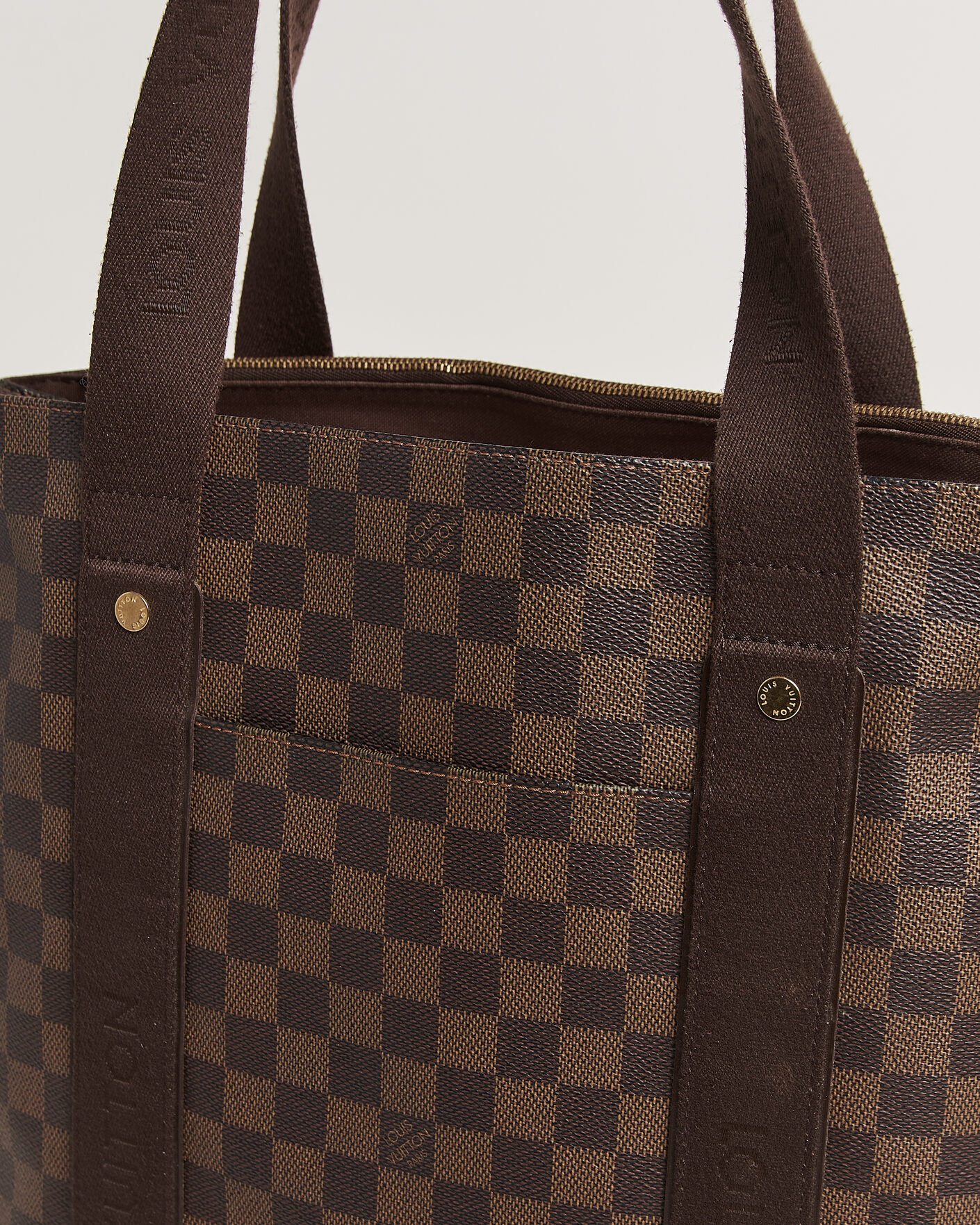 Herre | Pre-Owned & Vintage Bags | Louis Vuitton Pre-Owned | Cabas Bobur Tote Bag Damier Ebene