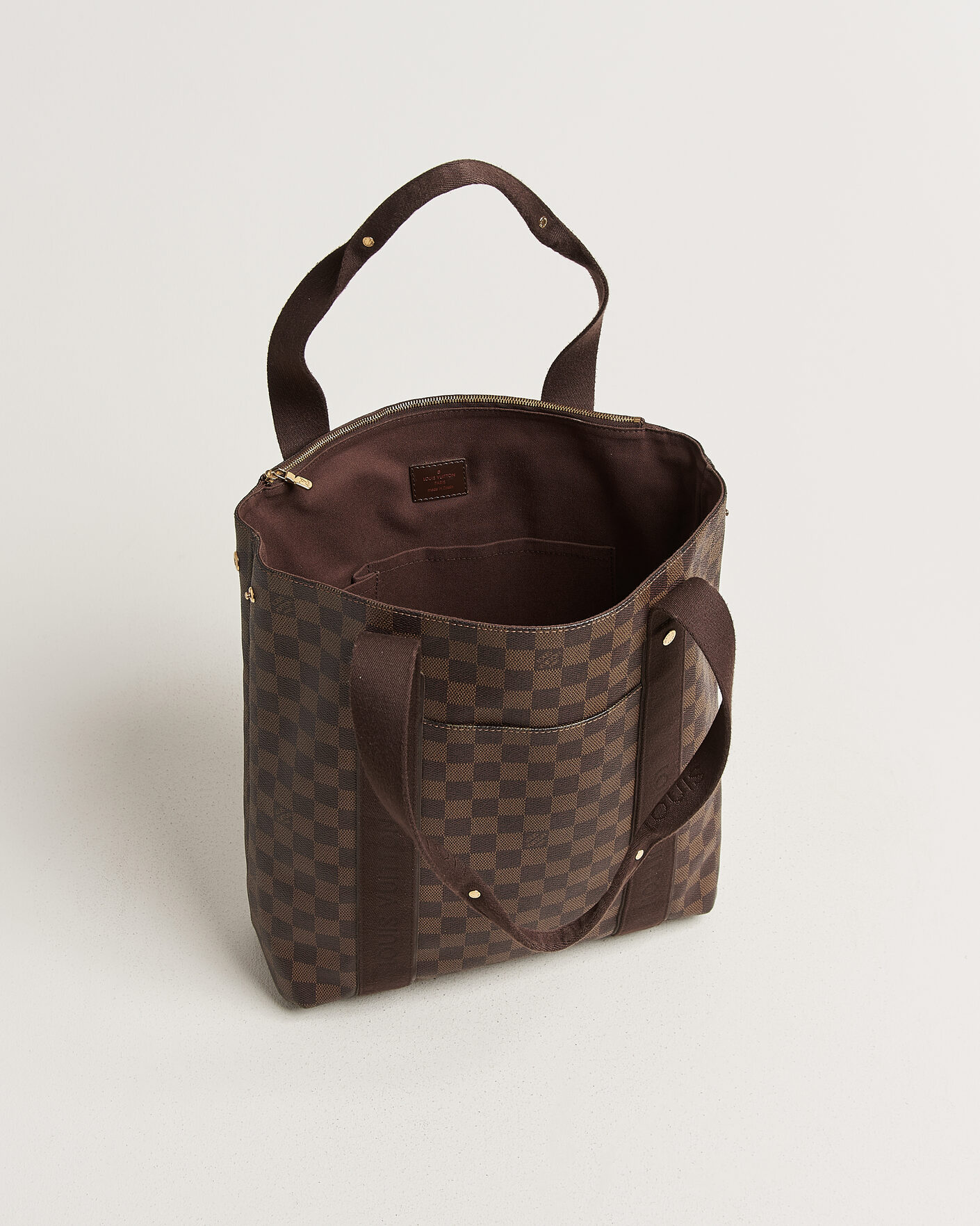 Herre | Pre-Owned & Vintage Bags | Louis Vuitton Pre-Owned | Cabas Bobur Tote Bag Damier Ebene