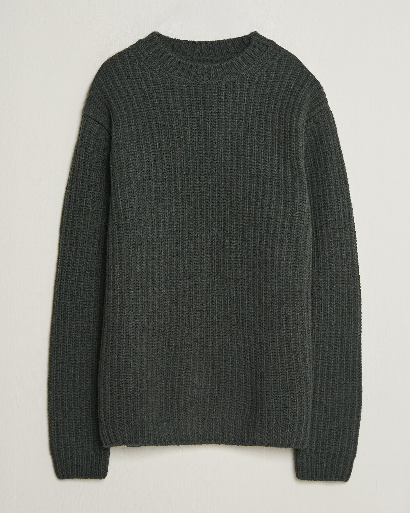 Herre | Gensere | Nudie Jeans | Gurry Chunky Knitted Sweater Racing Green