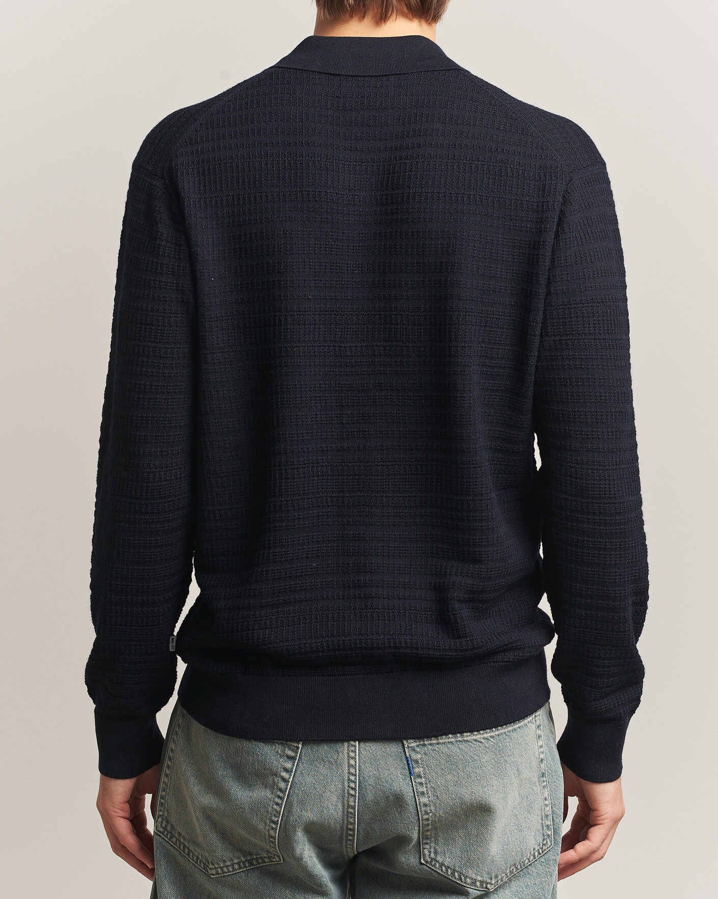 Herre | Gensere | NN07 | Nate Wool Knitted Cardigan Deep Navy