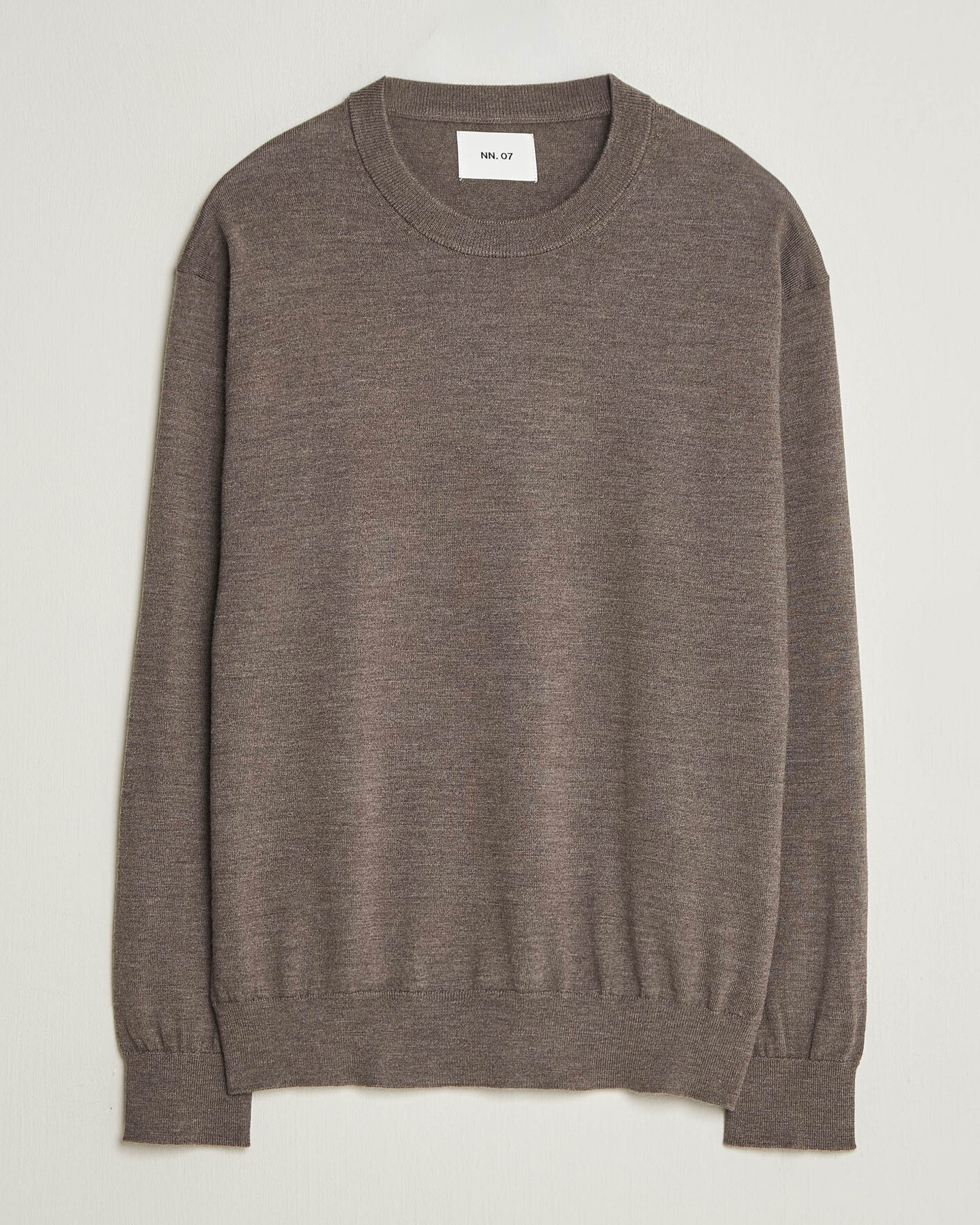 Herre | Gensere | NN07 | Nate Wool Knitted Crew Neck Mable Husk