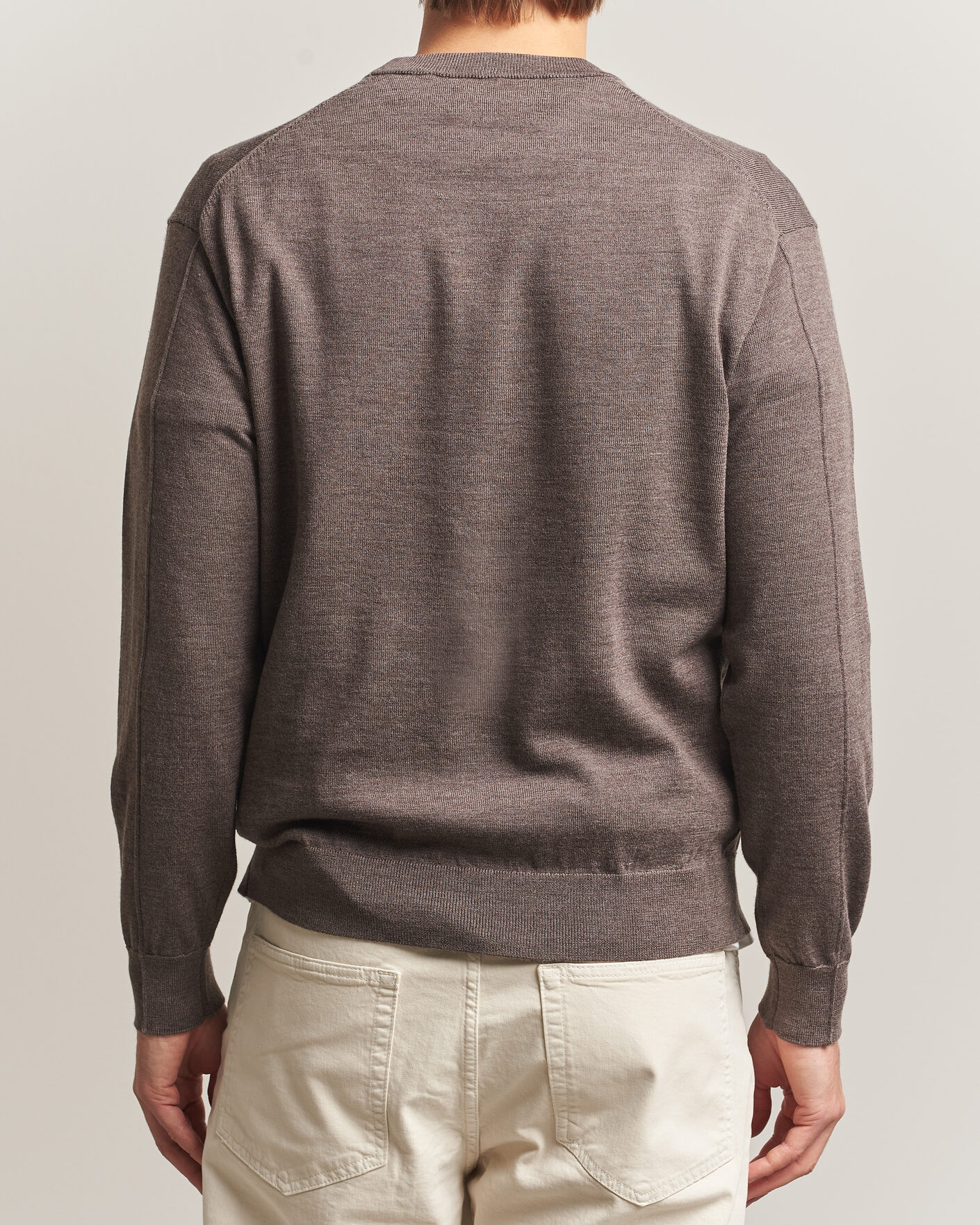 Herre | Gensere | NN07 | Nate Wool Knitted Crew Neck Mable Husk
