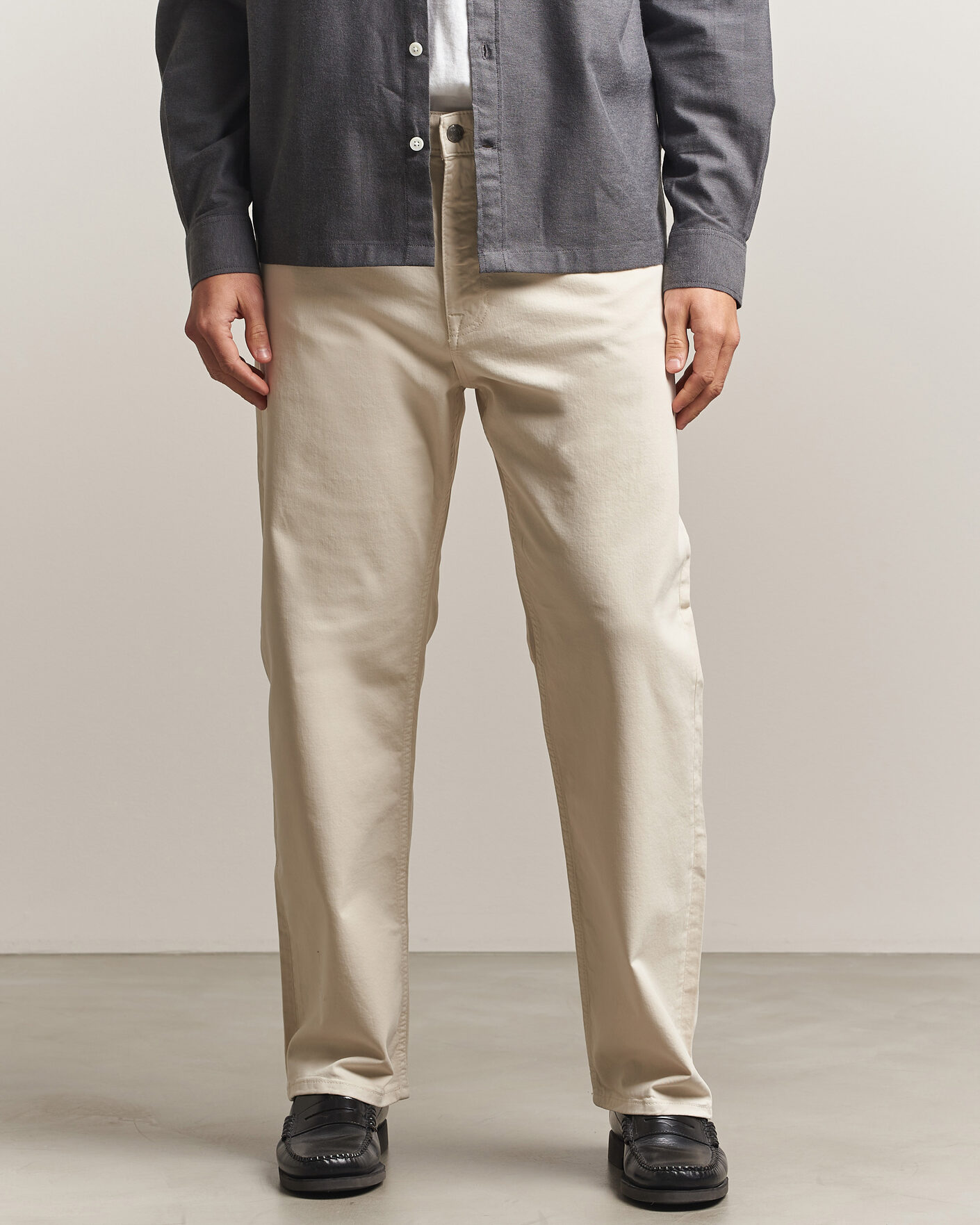 Herre | Bukser | NN07 | Otis Relaxed Fit 5-Pocket Pants Ivory