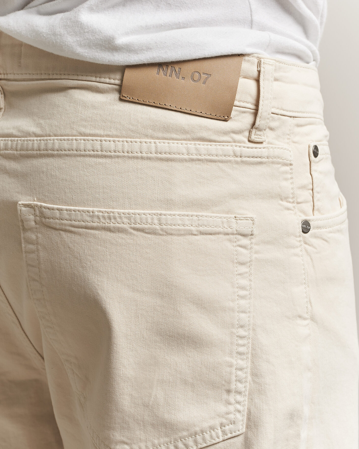 Herre | Bukser | NN07 | Otis Relaxed Fit 5-Pocket Pants Ivory