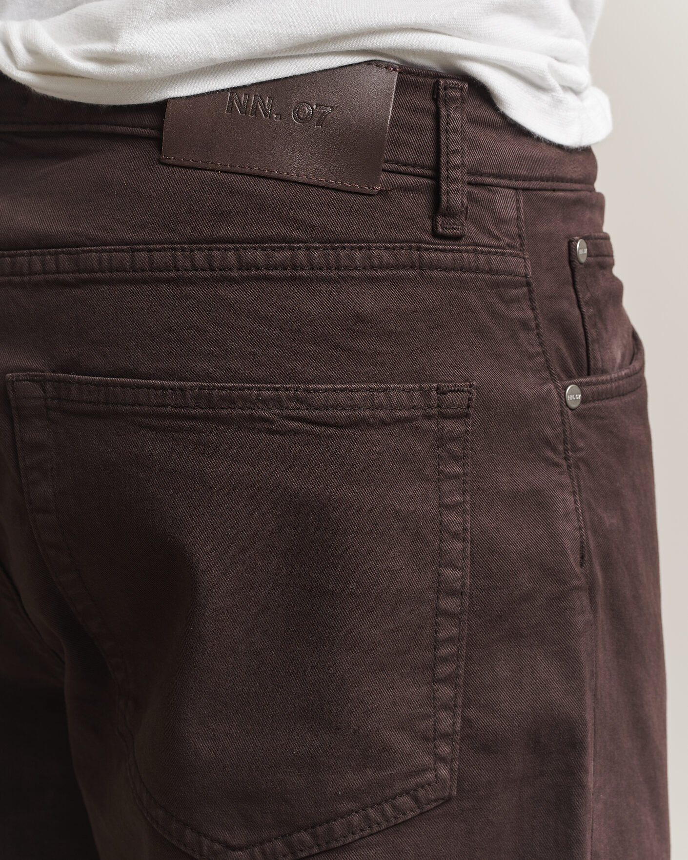 Herre | Bukser | NN07 | Otis Relaxed Fit 5-Pocket Pants Deep Truffle
