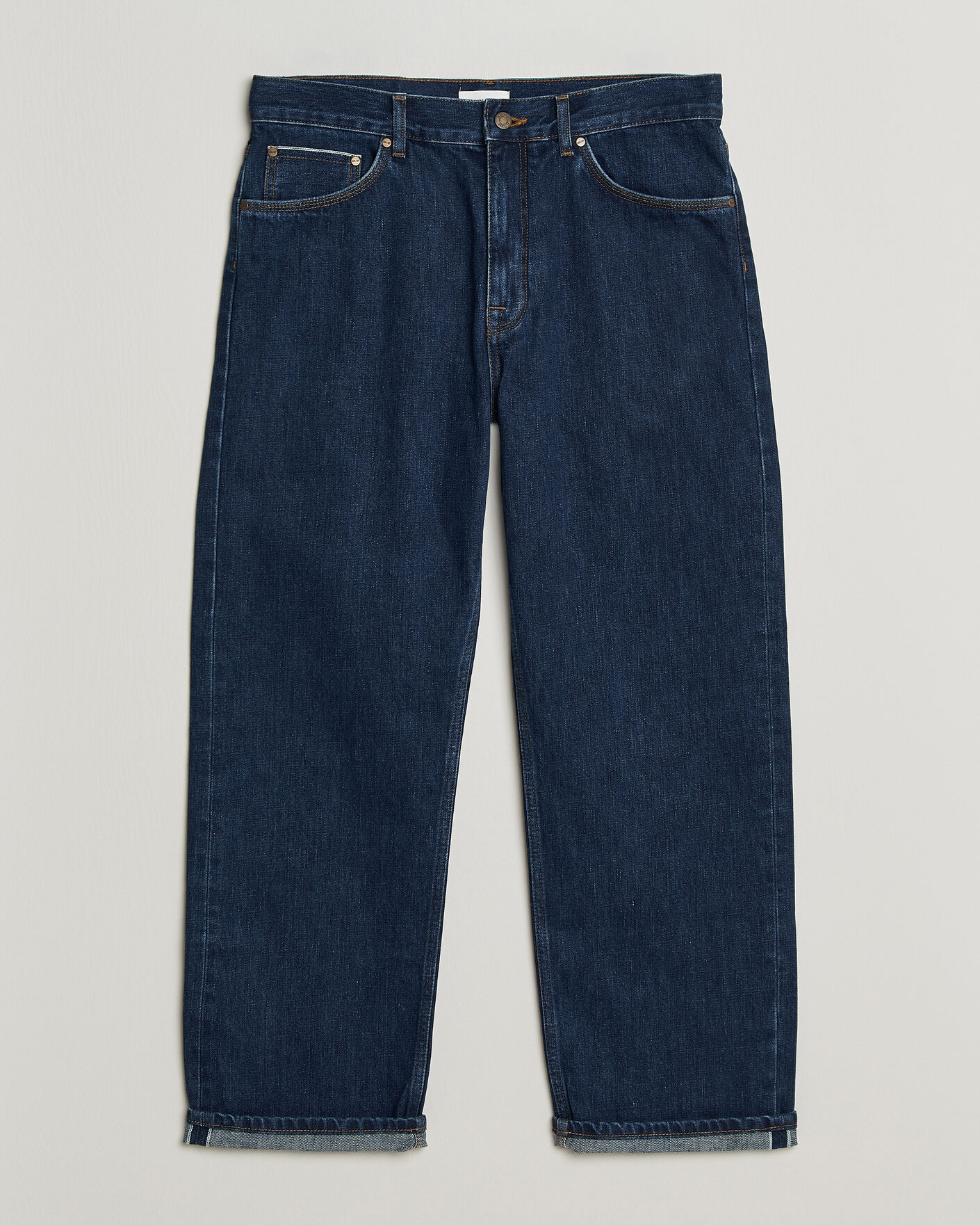 Herre | Bukser | NN07 | Otis Relaxed Fit Selvedge Jeans Medium Indigo