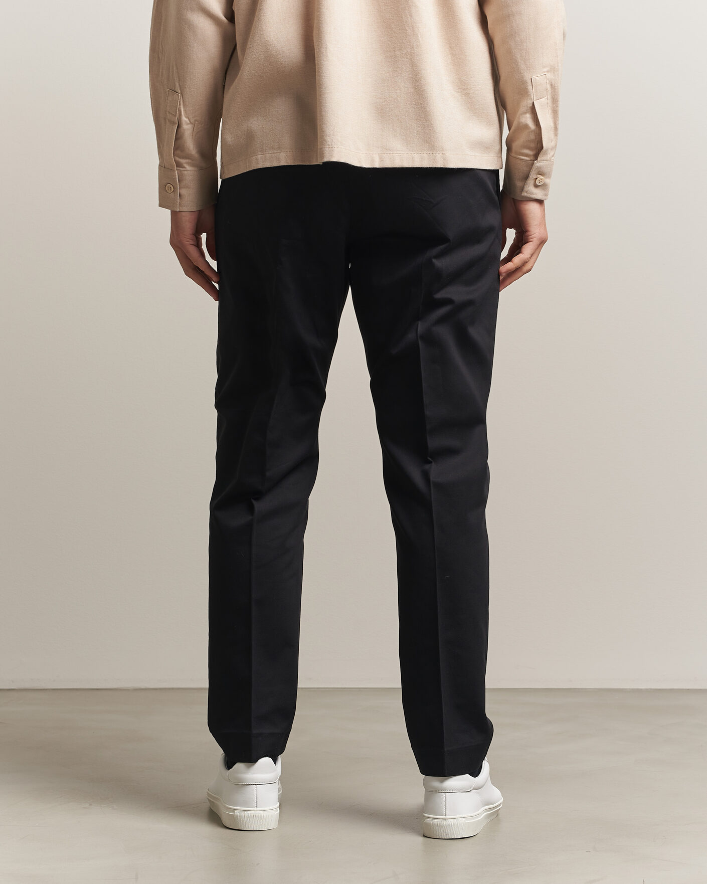 Herre | Bukser | NN07 | Bill Pleated Cotton Chinos Black
