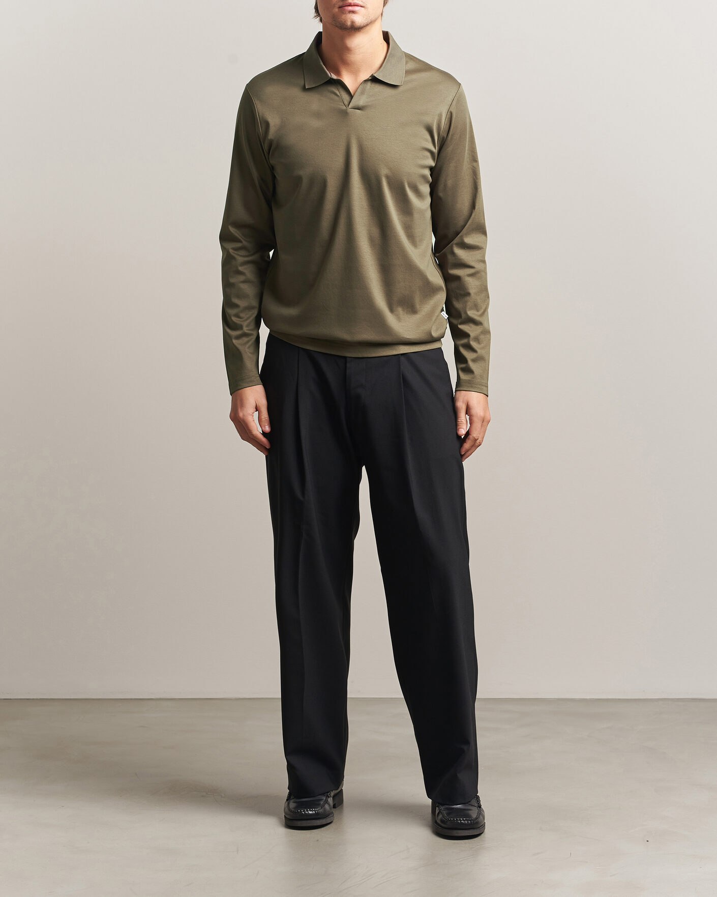 Herre | Pikéer | NN07 | Paul Long Sleeve Polo Mable Husk