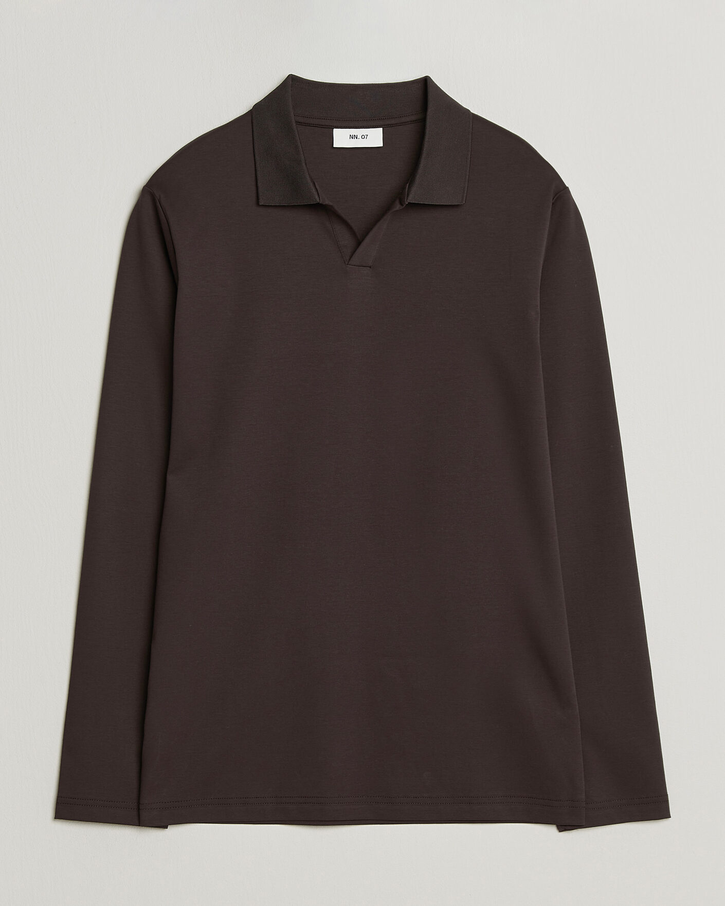 Herre | Pikéer | NN07 | Paul Long Sleeve Polo Deep Truffle