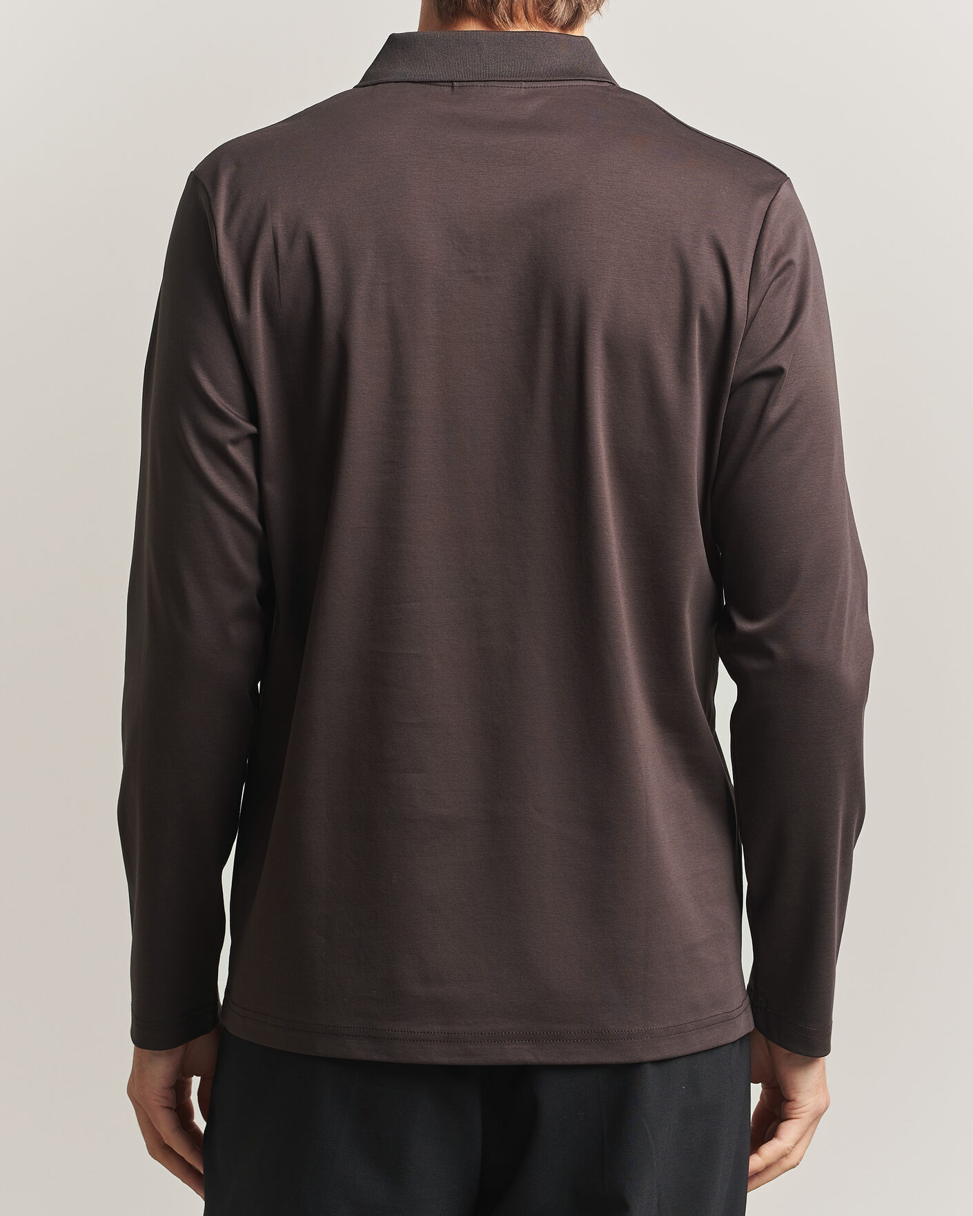 Herre | Pikéer | NN07 | Paul Long Sleeve Polo Deep Truffle
