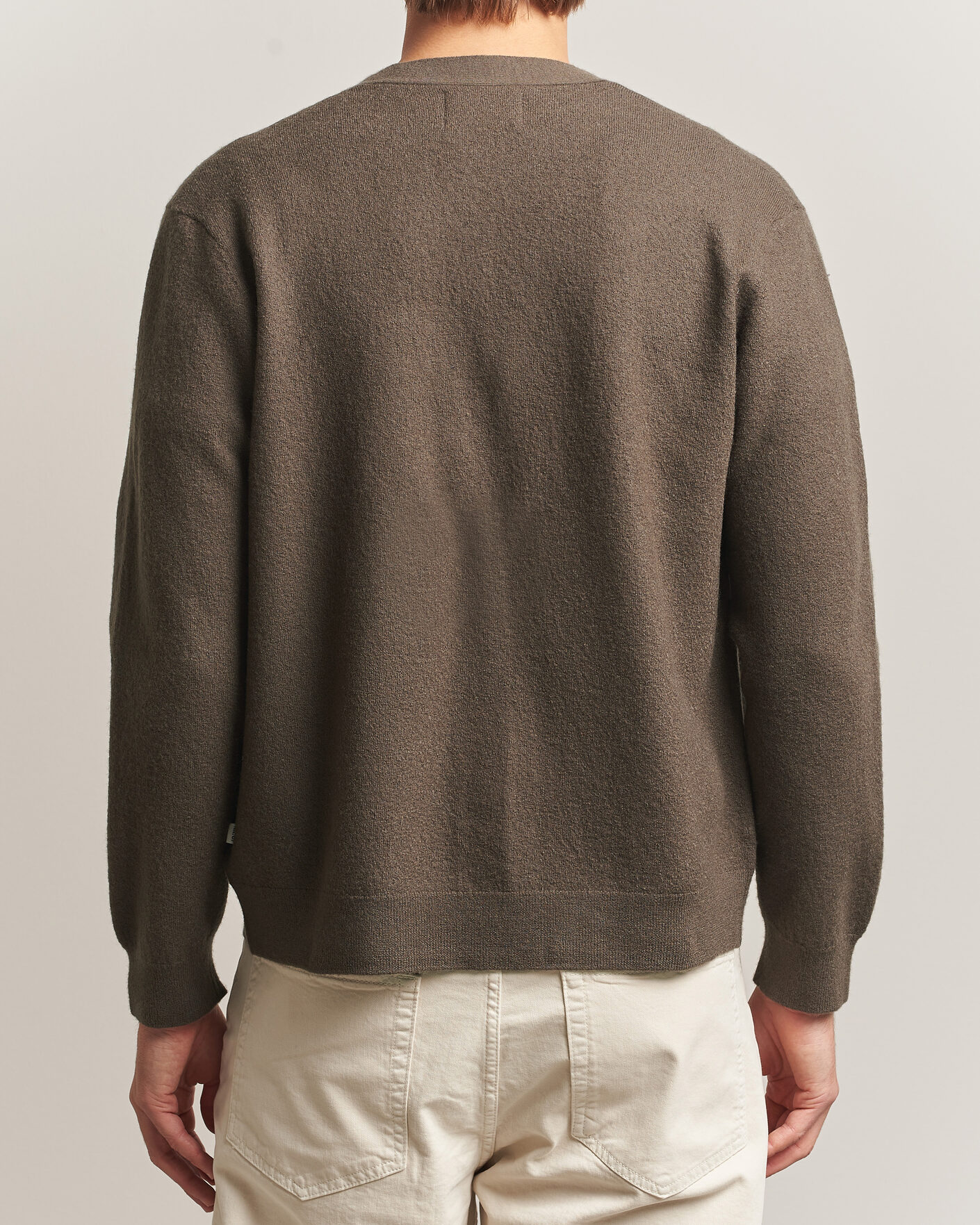 Herre | Gensere | NN07 | Jasper Wool Knitted Cardigan Mable Husk