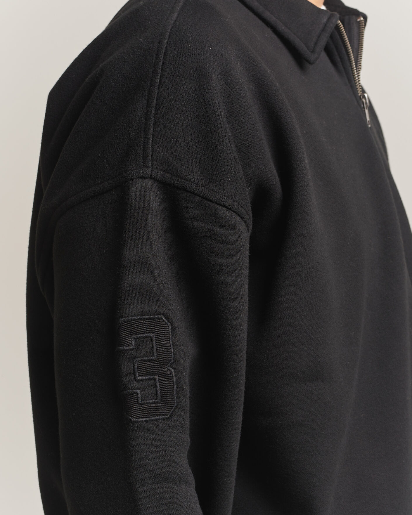 Herre | Gensere | Polo Ralph Lauren | Heavy Weight Half Zip Fleece Polo Black