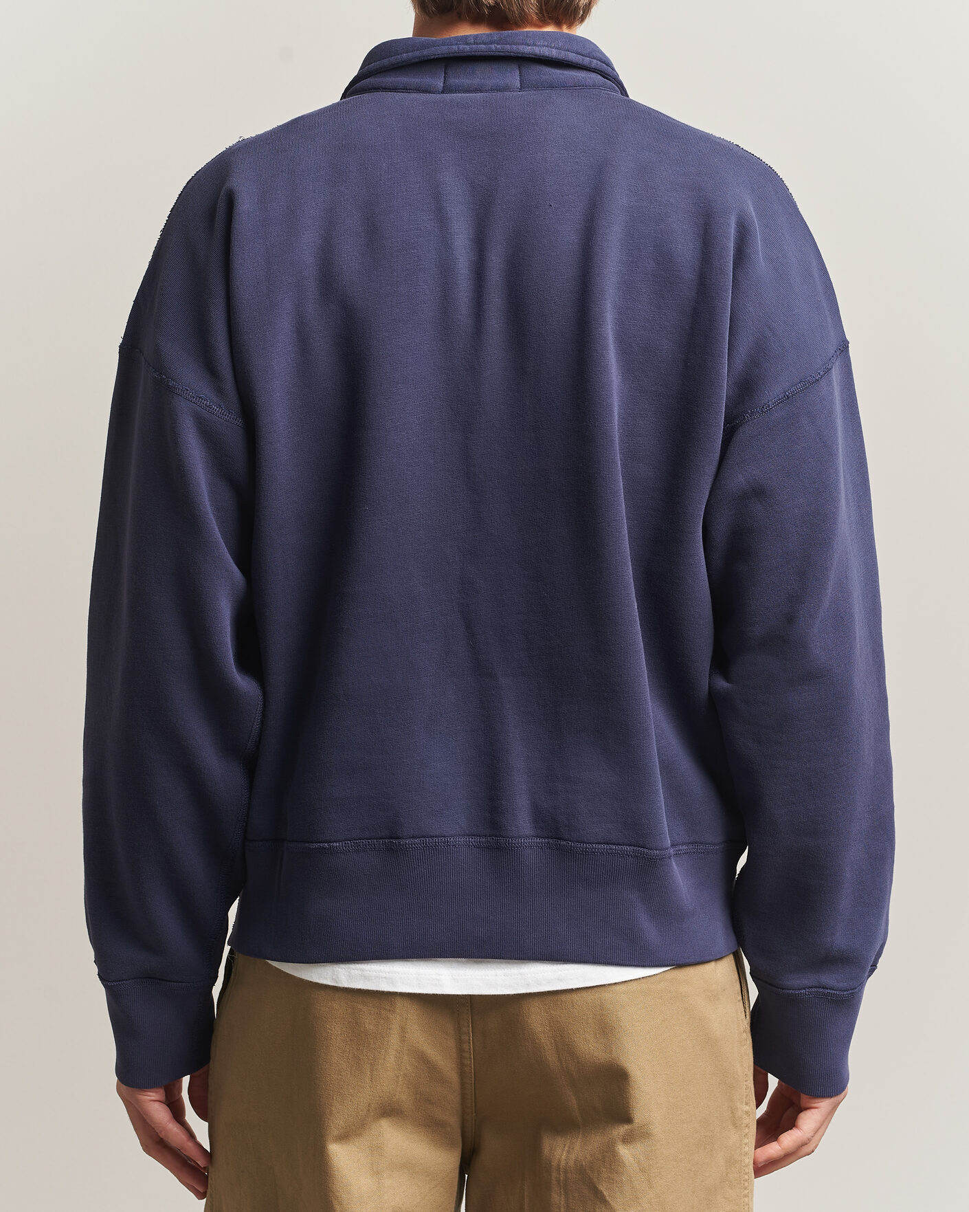 Herre | Gensere | Polo Ralph Lauren | Knit Half Zip Sweatshirt Dark Cobolt