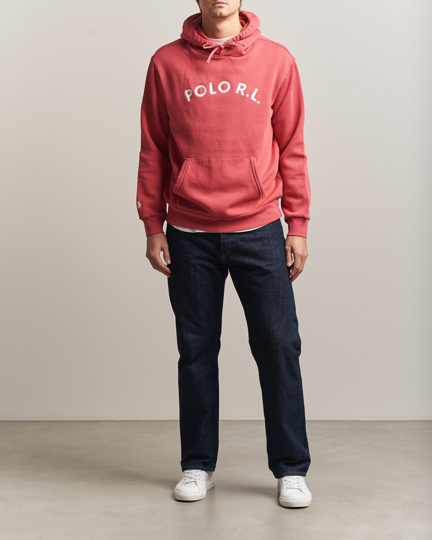 Herre | Gensere | Polo Ralph Lauren | Cotton Chest Logo Hood Nantucket Red