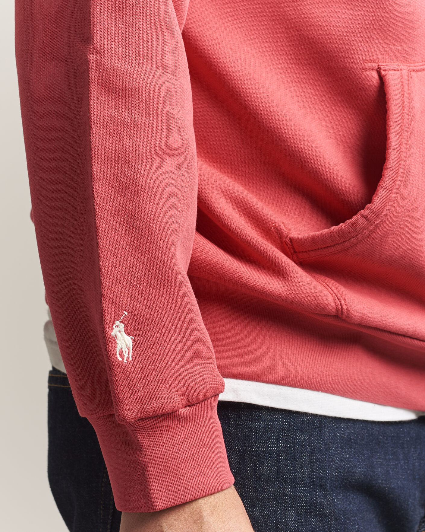 Herre | Gensere | Polo Ralph Lauren | Cotton Chest Logo Hood Nantucket Red