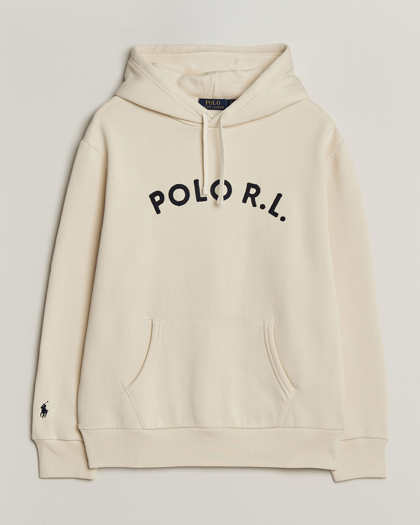 Herre | Gensere | Polo Ralph Lauren | Cotton Chest Logo Hood Andover Cream