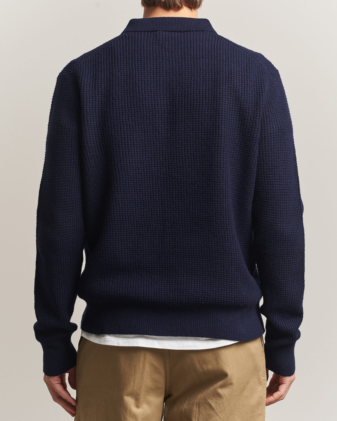 Herre | Gensere | Polo Ralph Lauren | Wool/Cotton Knitted Polo Hunter Navy