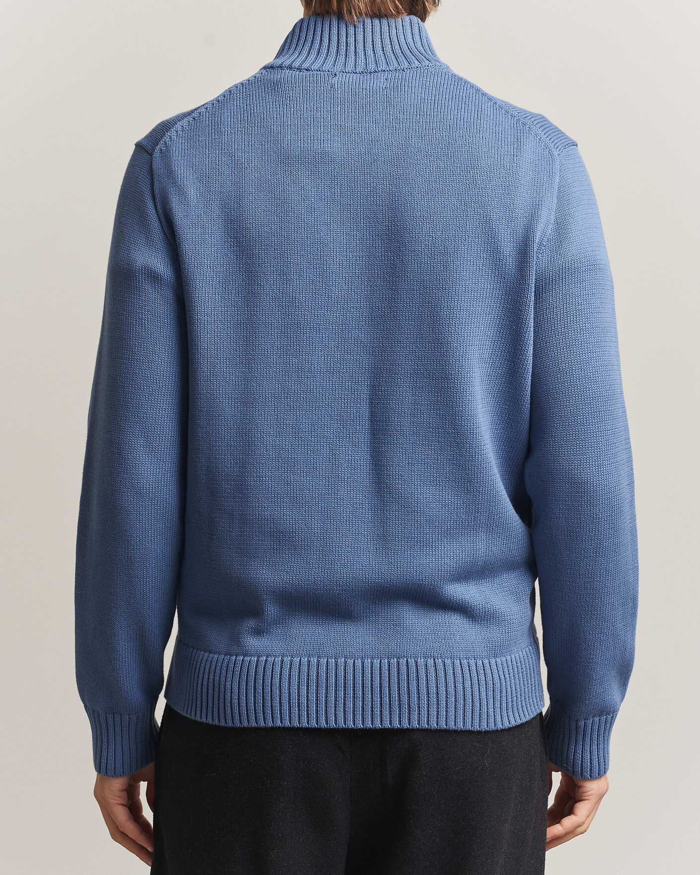 Herre | Gensere | Polo Ralph Lauren | Cotton Half Zip Carson Blue