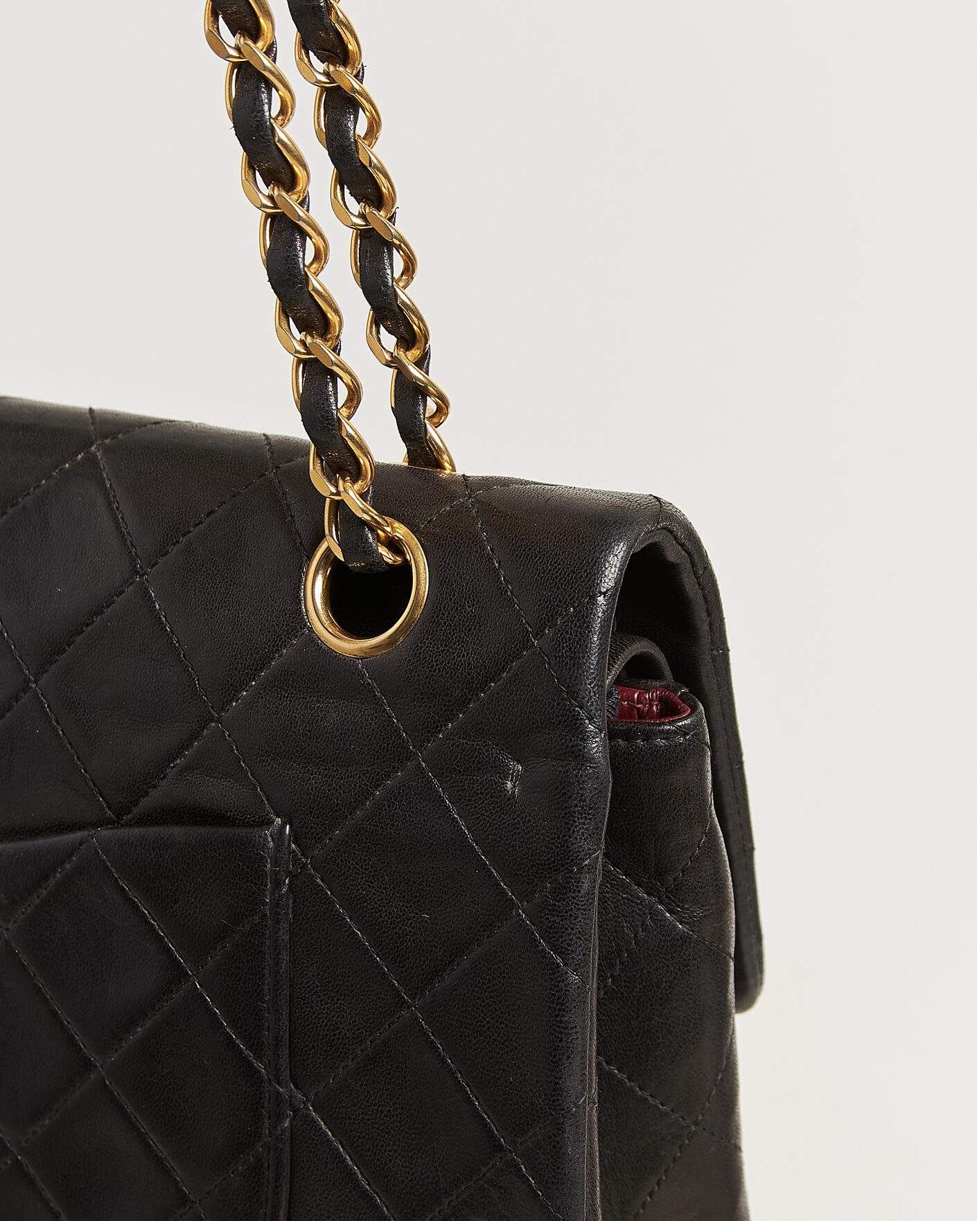 Herre | Pre-Owned & Vintage Bags | Louis Vuitton Pre-Owned | Chanel Pre-Owned Classic Medium Double Flap Bag Lambskin Black