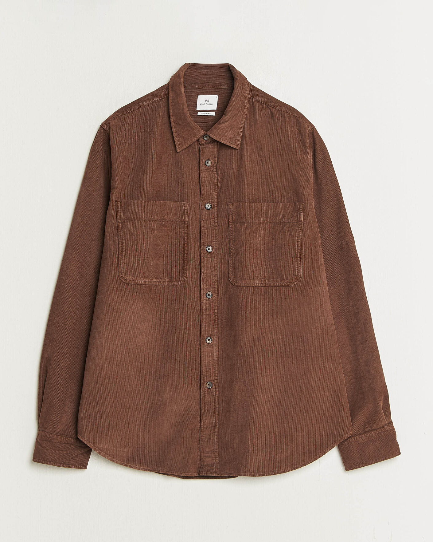 Herre | Skjorter | PS Paul Smith | Casual Fit Corduroy Shirt Brown