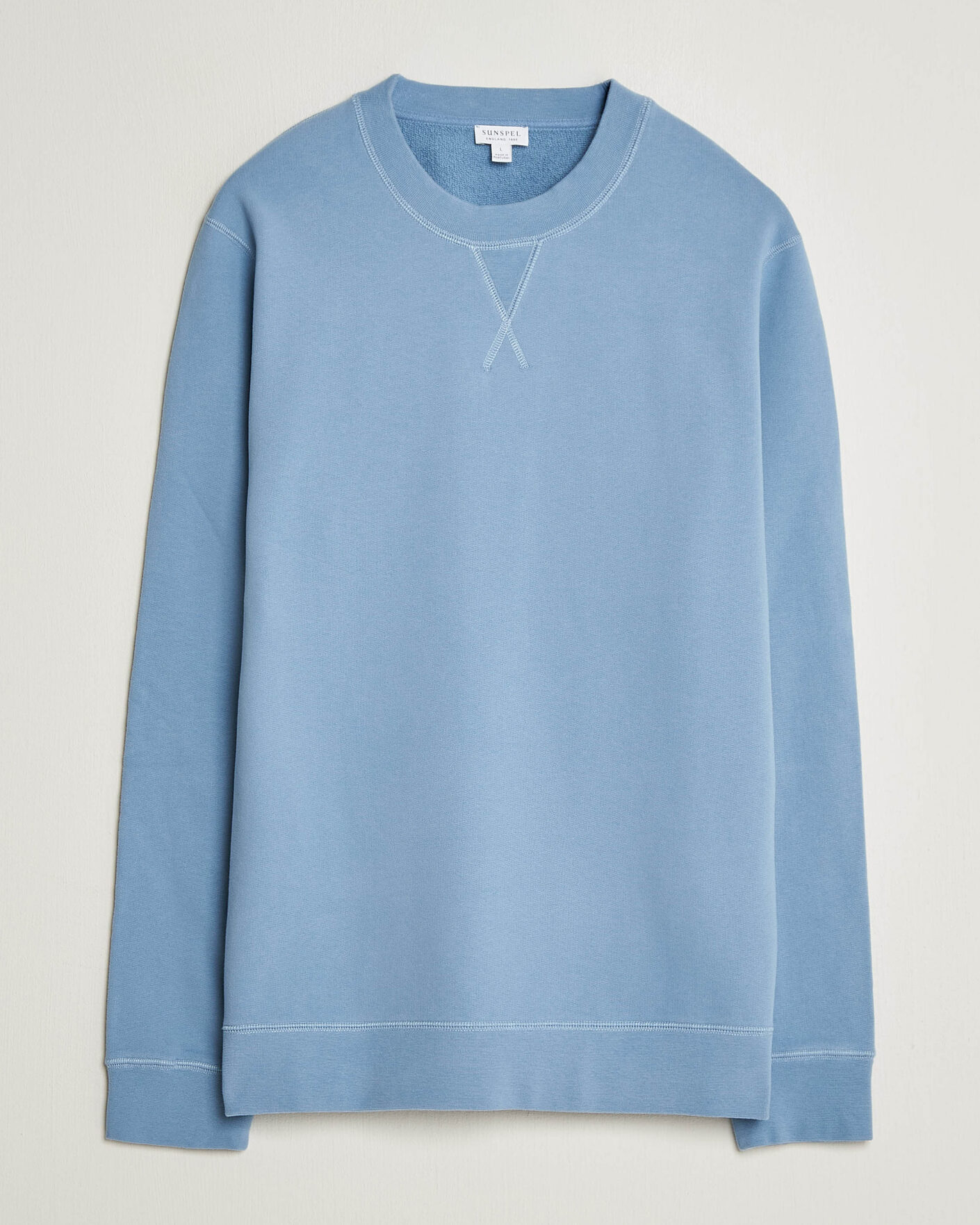 Herre | Gensere | Sunspel | Loopback Sweatshirt Studio Blue