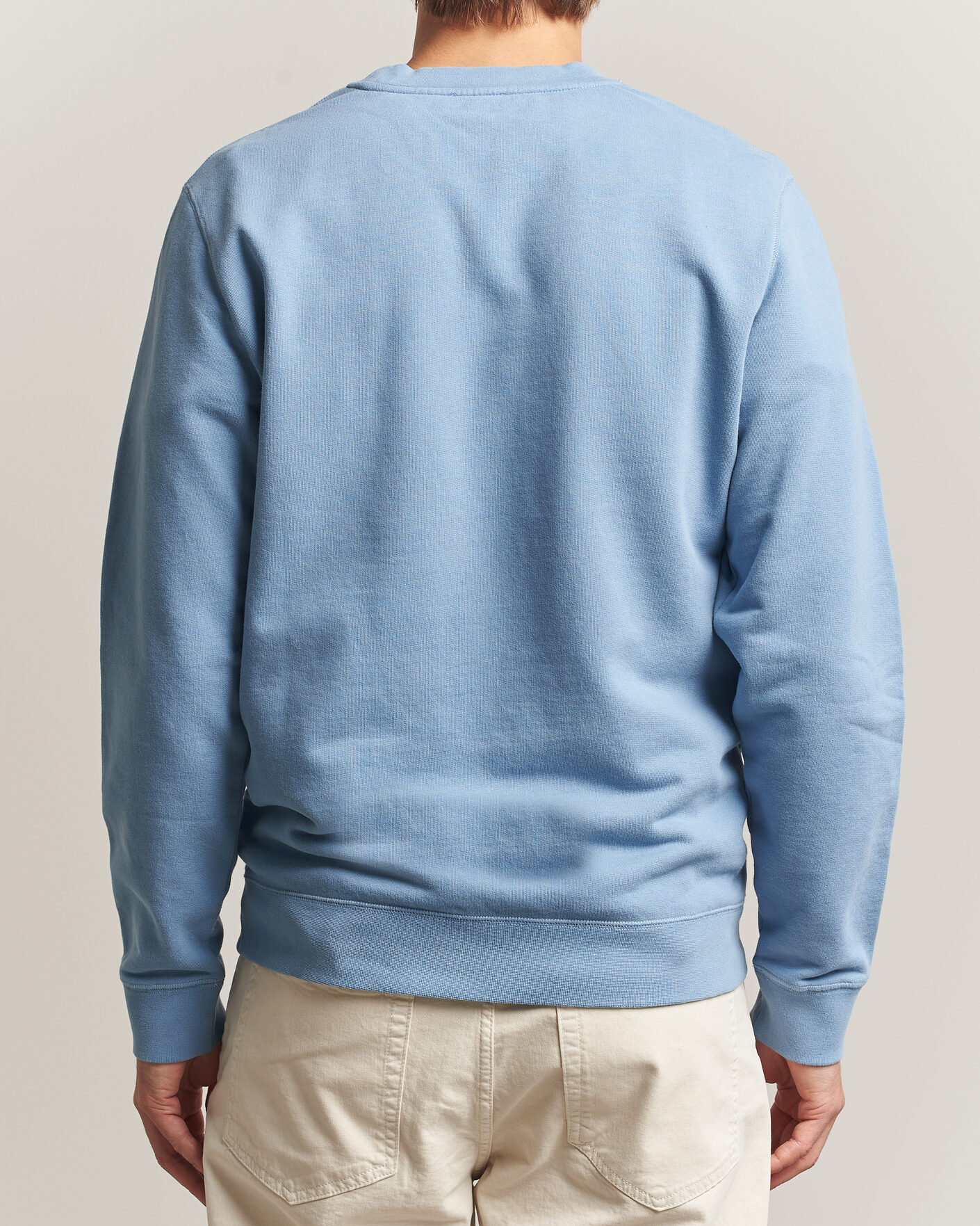Herre | Gensere | Sunspel | Loopback Sweatshirt Studio Blue