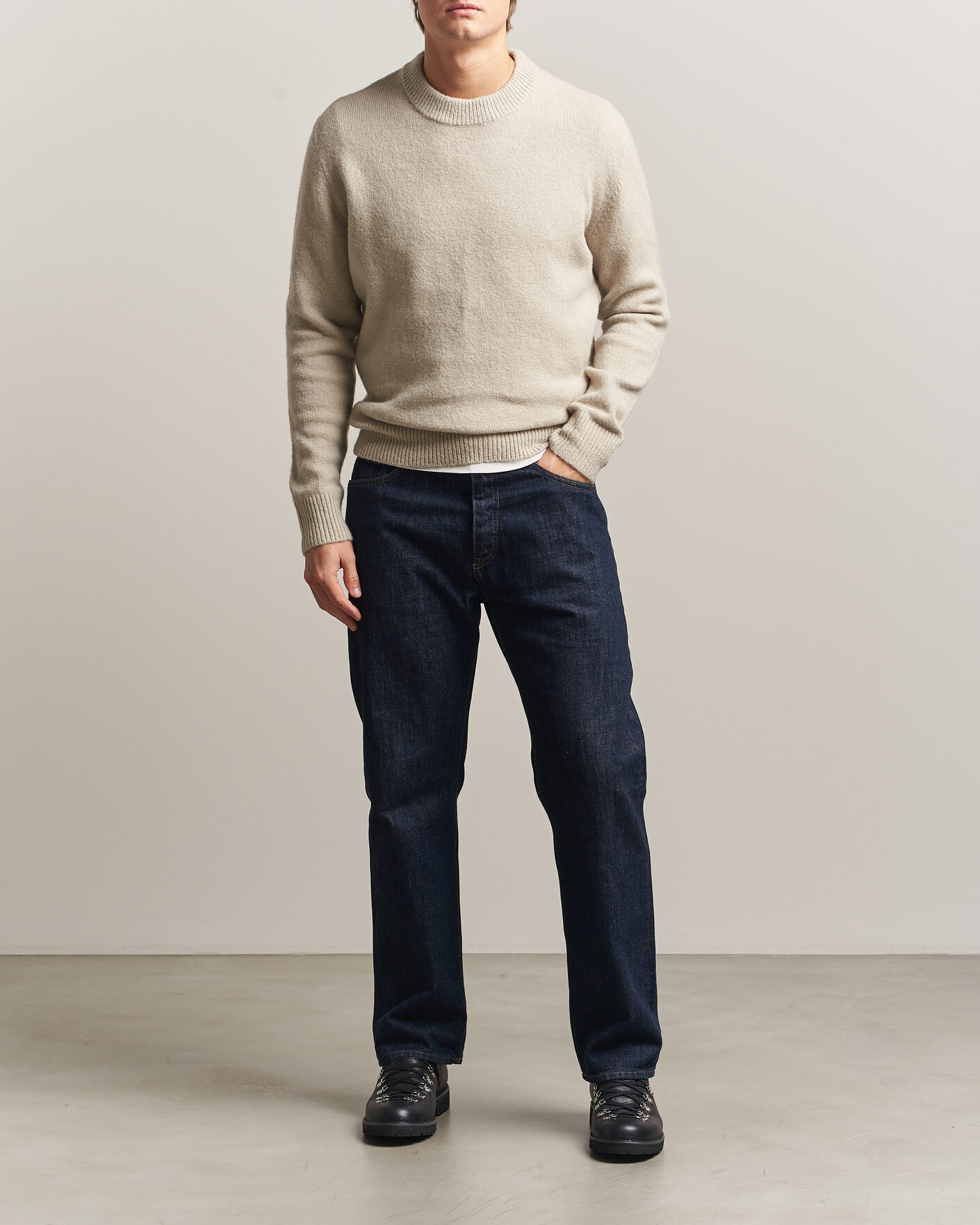 Herre | Gensere | Sunflower | Moon Alpaca Sweater Pebble